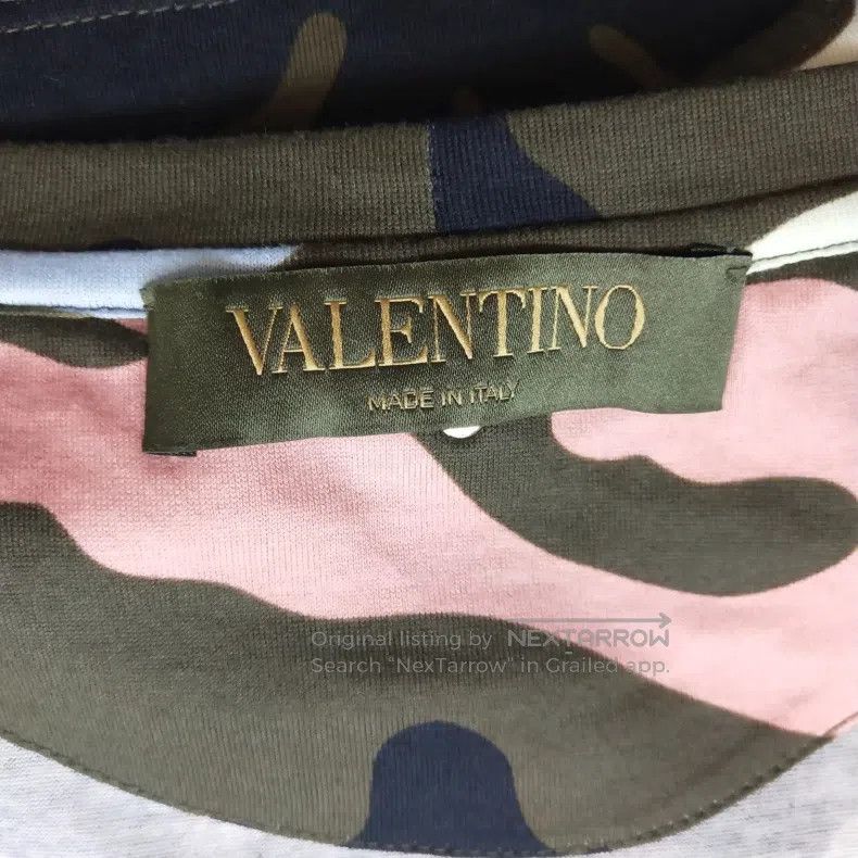 Valentino Valentino Cotton camouflage print crew neck T-shirt Size S / US 4 / IT 40 - 5 Thumbnail