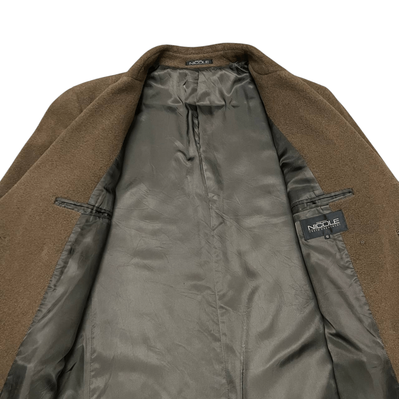 Nicole Club Vintage Nicole Monsieur Yukio Kosayashi Wool Long Coat Size US M / EU 48-50 / 2 - 6 Thumbnail