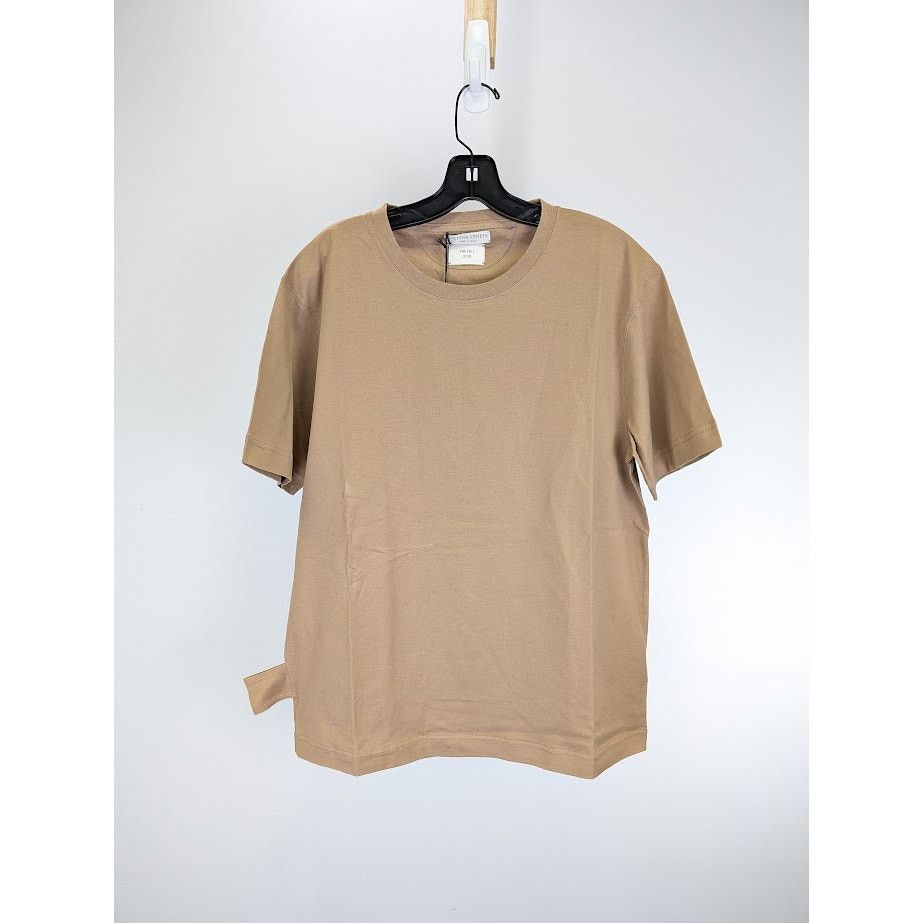 Bottega Veneta o1rshd1 Basic Jersey T-Shirt in Beige Size US M / EU 48-50 / 2 - 1 Thumbnail