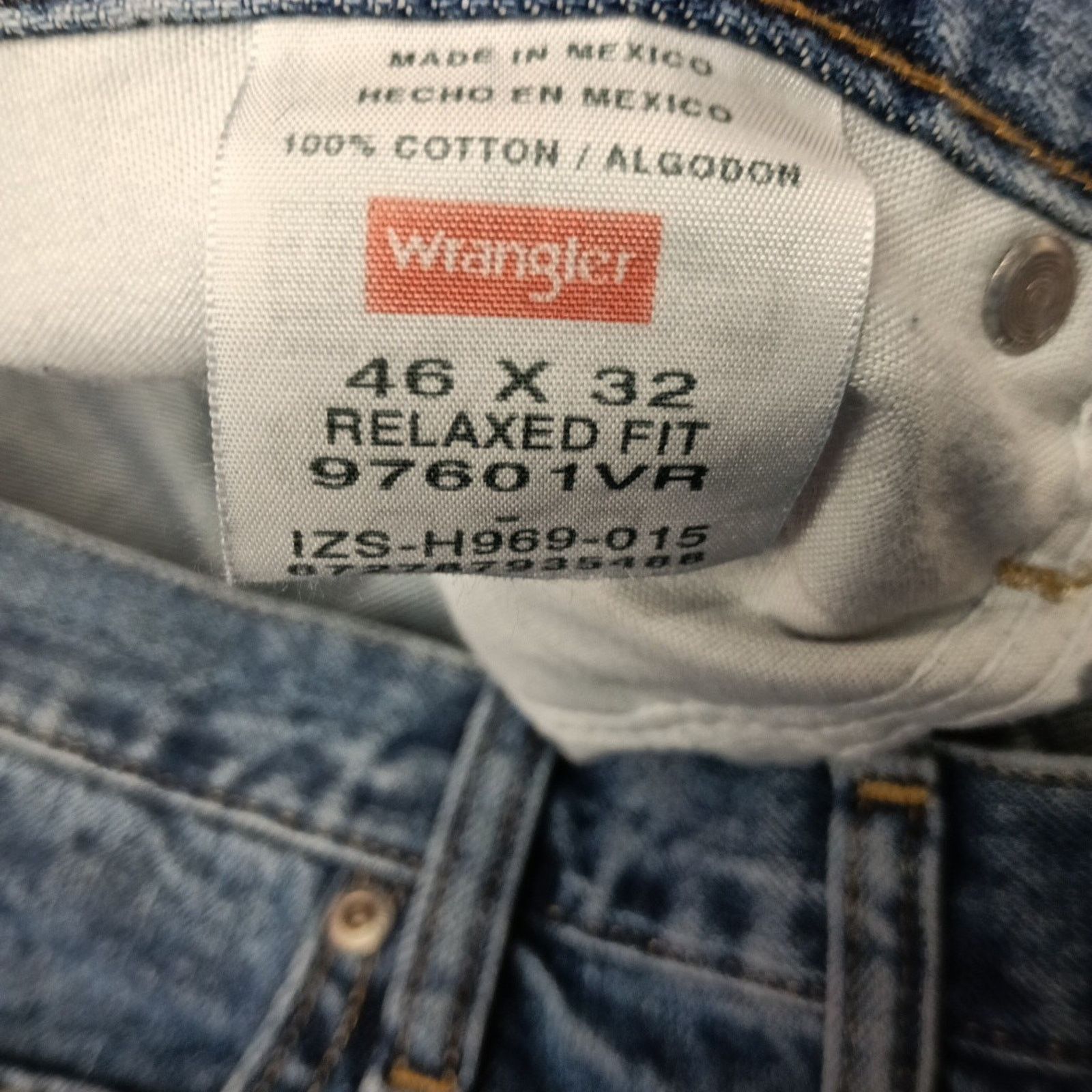 Wrangler Wrangler Relaxed Fit Blue Denim Jeans Men Size 46x32 U-Shape Size US 44 / EU 60 - 5 Thumbnail