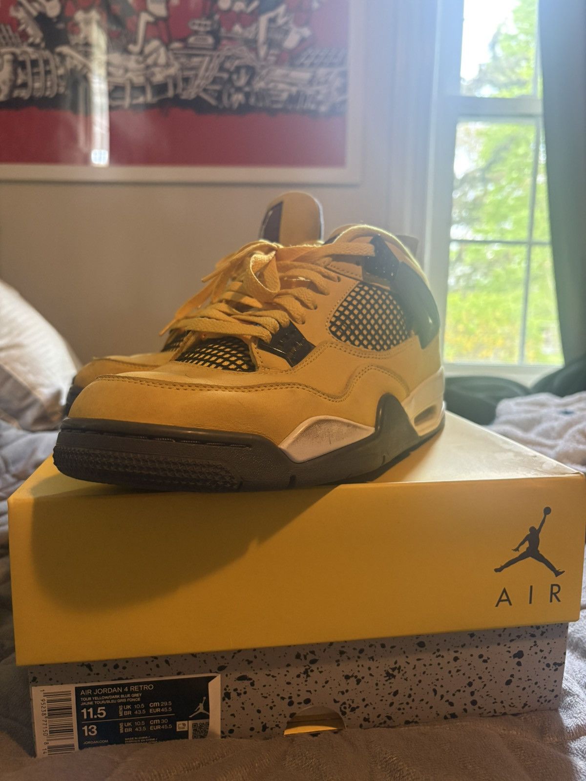 Jordan Brand Jordan 4 lightning Size US 11.5 / EU 44-45 - 6 Thumbnail