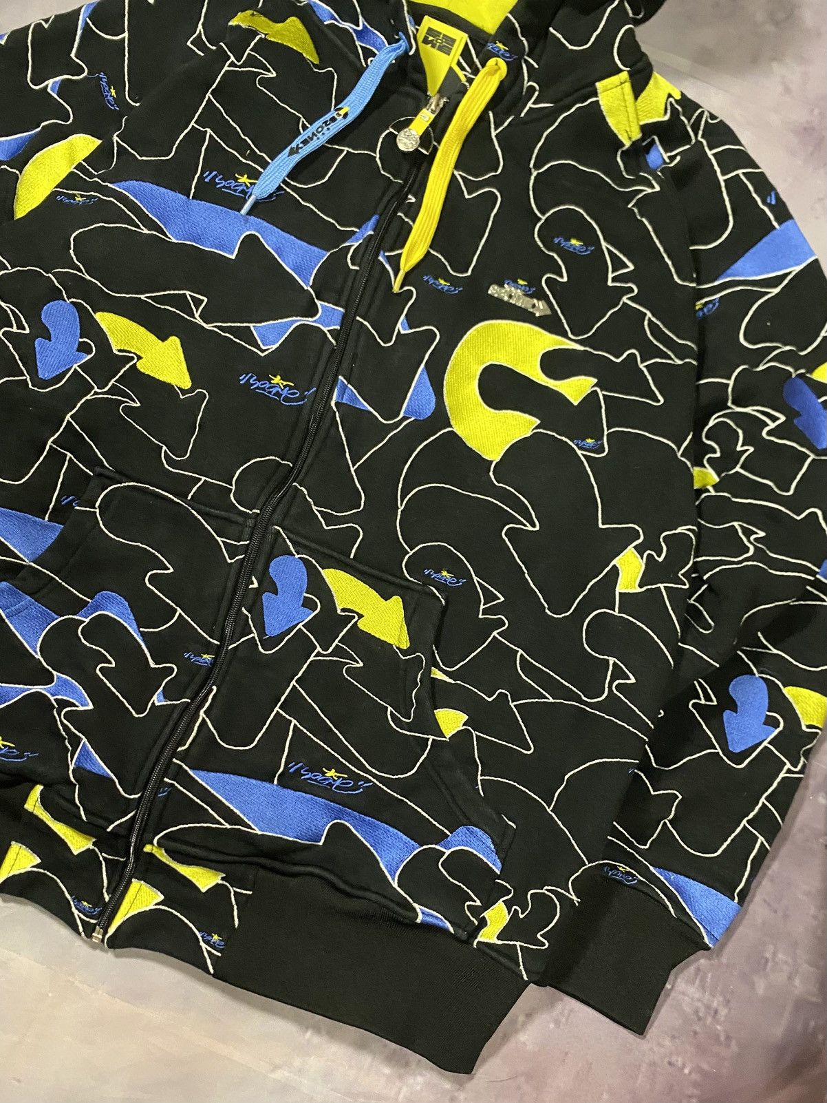 Swagger S2one All-Over Print Full-Zip Hoodie - Y2K /Streetwear Style Size US XXL / EU 58 / 5 - 4 Thumbnail