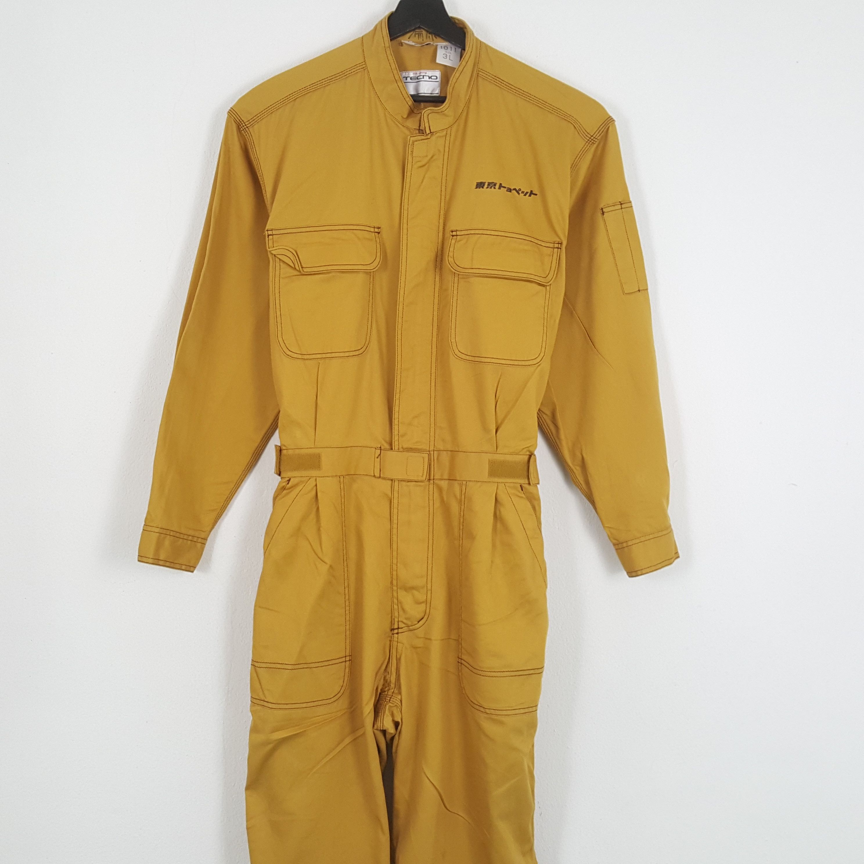 Vintage TOYOTA TECNO Japanese Motorsports Workwear Coverall Jacket Size US M / EU 48-50 / 2 - 5 Thumbnail