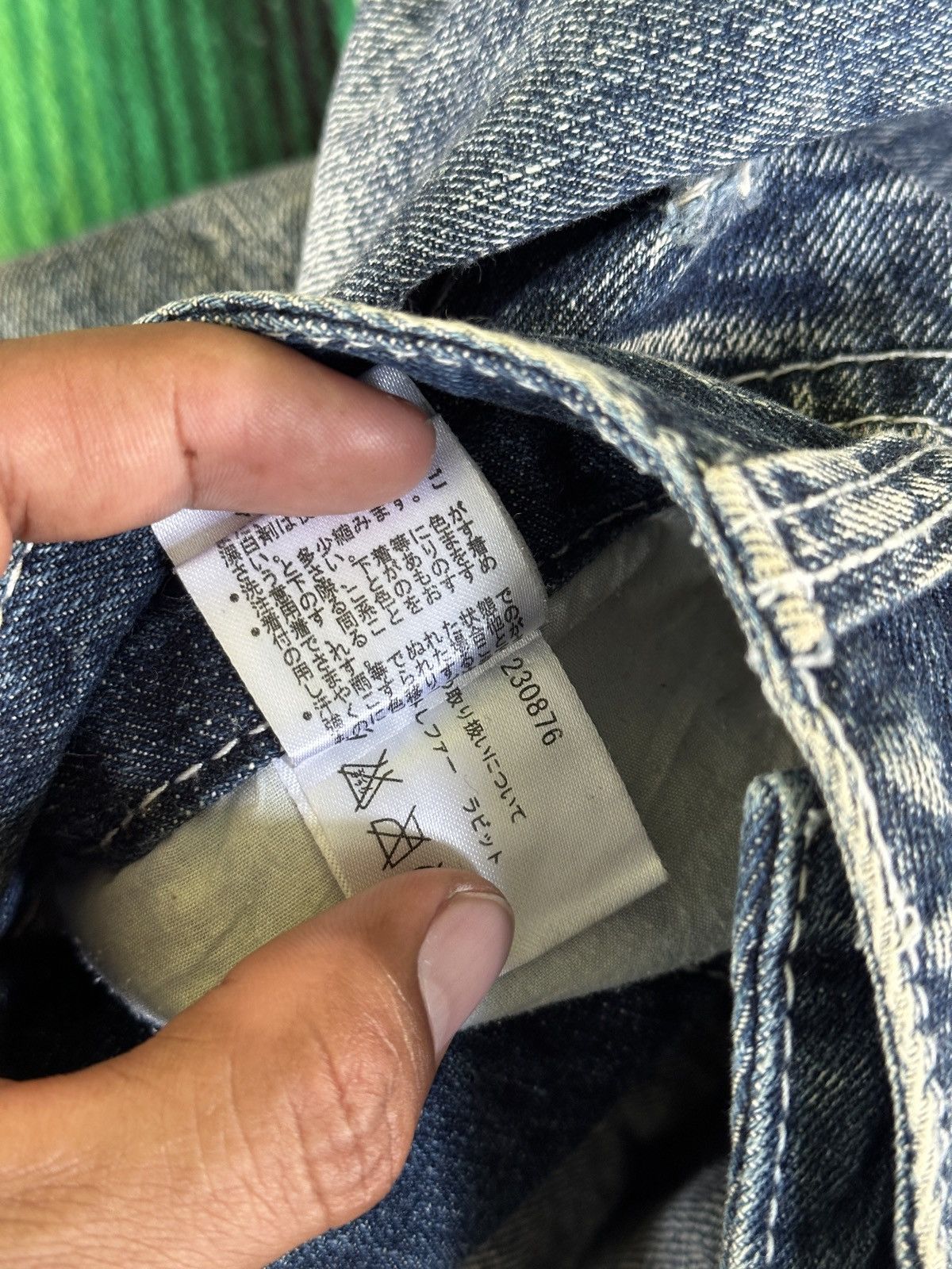 Kapital Distress Denim Jessy Logan HoneyComb Style 34x39 Size US 34 / EU 50 - 12 Thumbnail