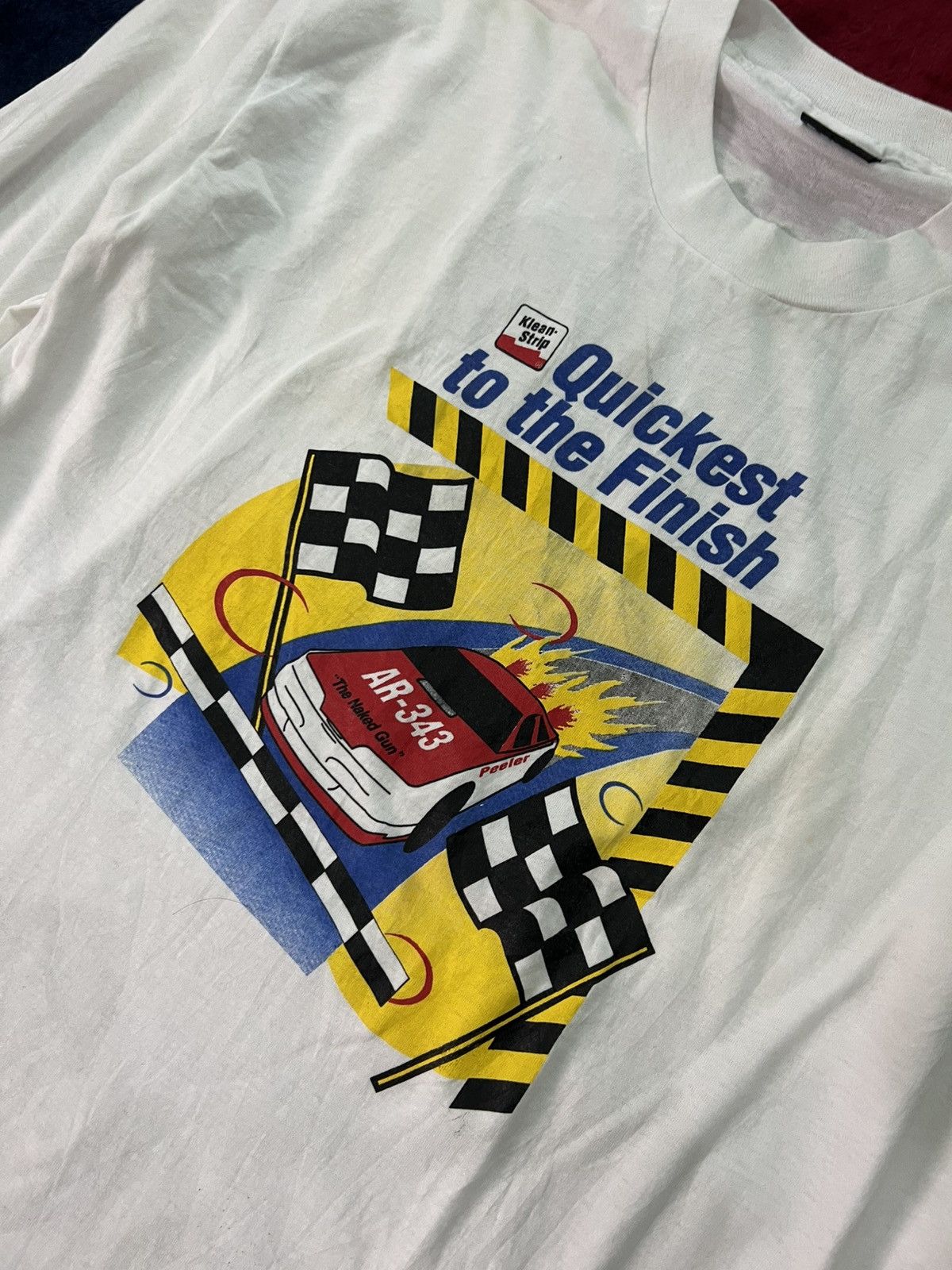 NASCAR × Vintage Klean-Strip “Quickest to the Finish” – Vintage 90s LS Tee Size US XL / EU 56 / 4 - 5 Thumbnail