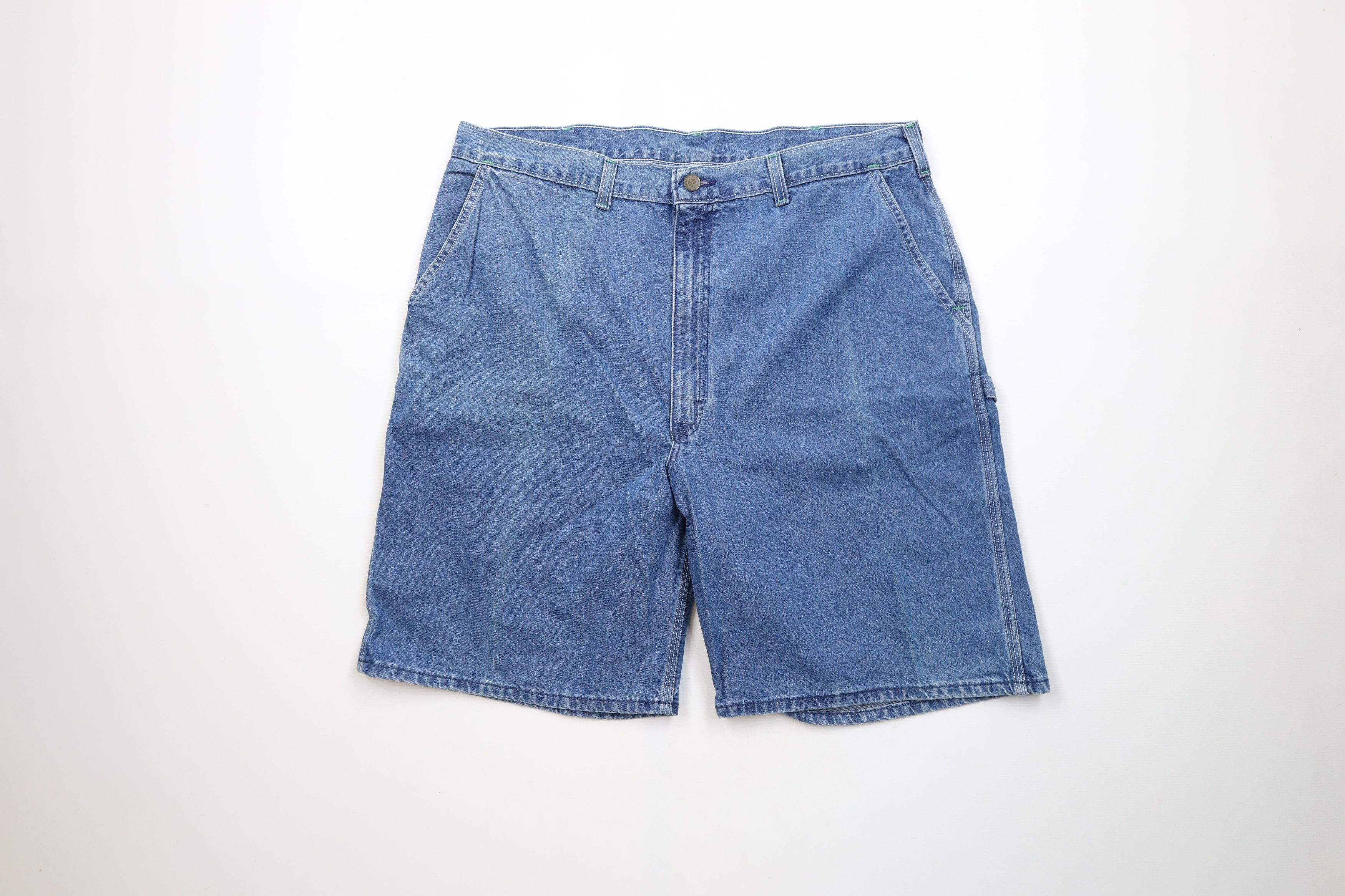 Vintage Vintage 90s OshKosh B'Gosh Fit Dungaree Denim Shorts USA Size US 38 / EU 54 - 1 Thumbnail