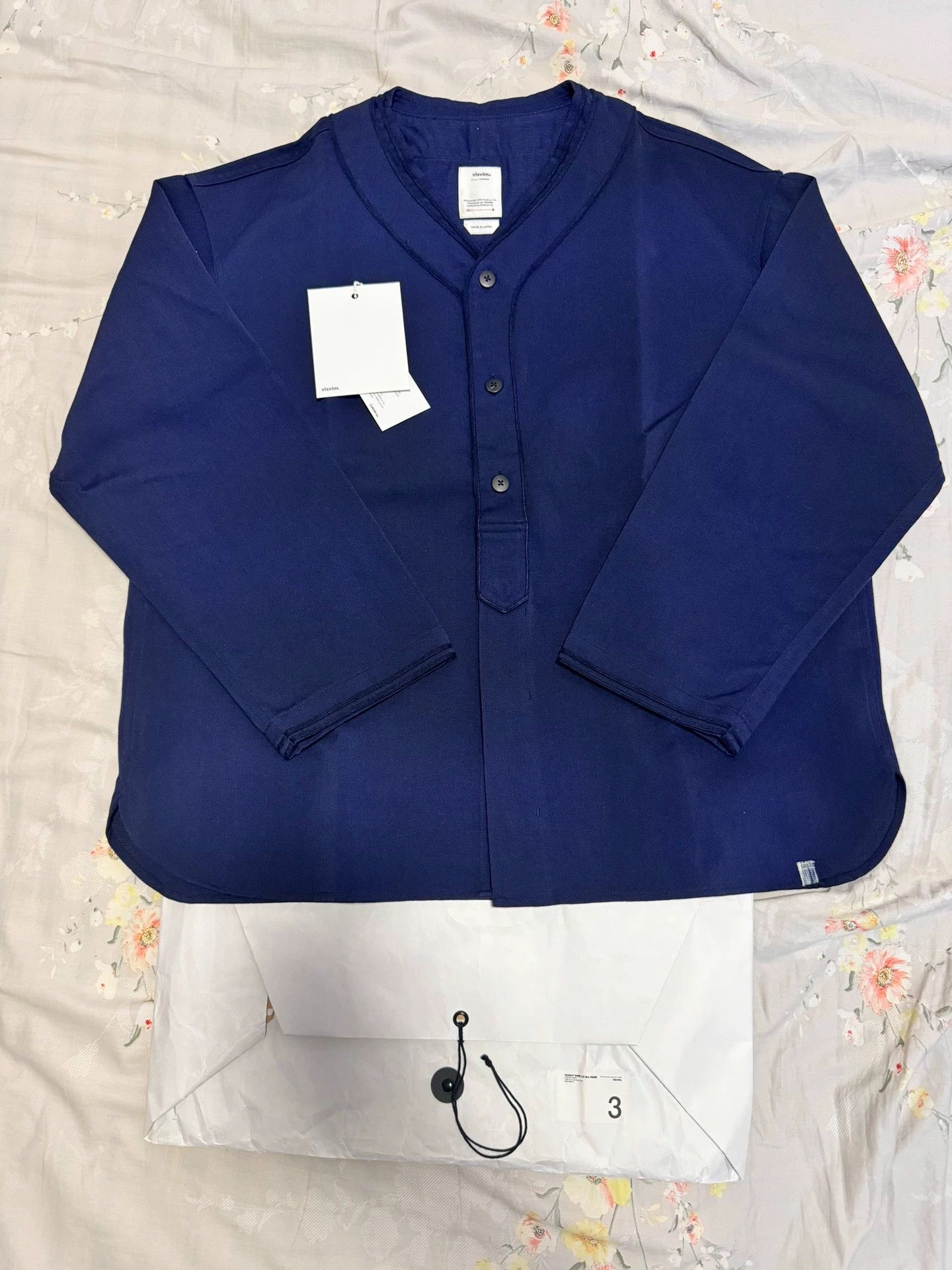 Visvim visvim 22ss bead cloth wool linen blend baseball jacket jacket Size US L / EU 52-54 / 3 - 1 Thumbnail