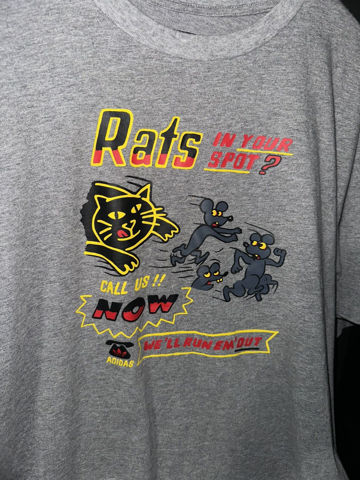 Adidas Adidas Rats Tee Size US XL / EU 56 / 4 - 2 Thumbnail