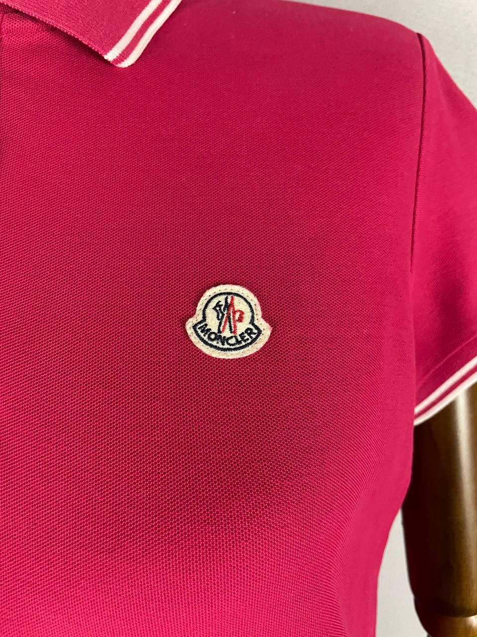 Moncler Moncler Polo Pink Women Tee Size US S / EU 44-46 / 1 - 6 Thumbnail