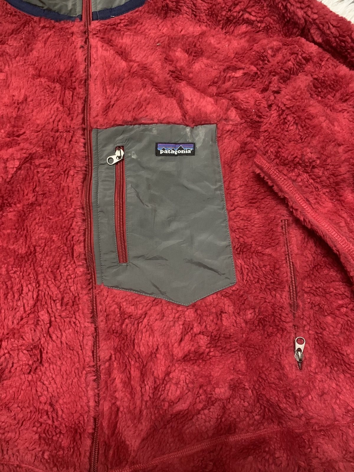 Patagonia × Vintage 90s PATAGONIA FLEECE JACKET RED COLOUR 🔥🔥 Size US L / EU 52-54 / 3 - 5 Thumbnail