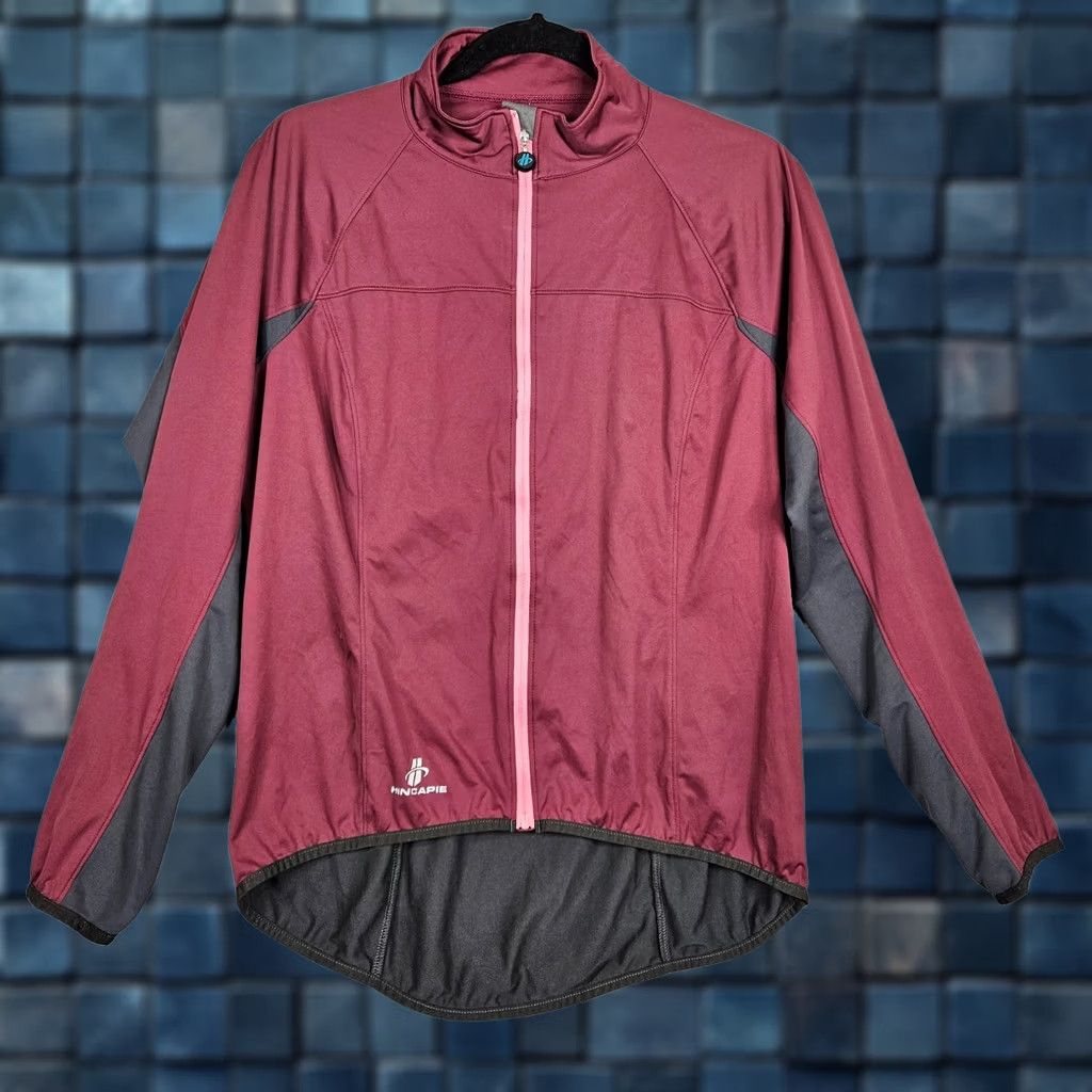 Vintage HINCAPIE Sportswear Tour LT Women’s Full Zip Jacket Red XL Regular Size Size XL / US 12-14 / IT 48-50 - 1 Thumbnail