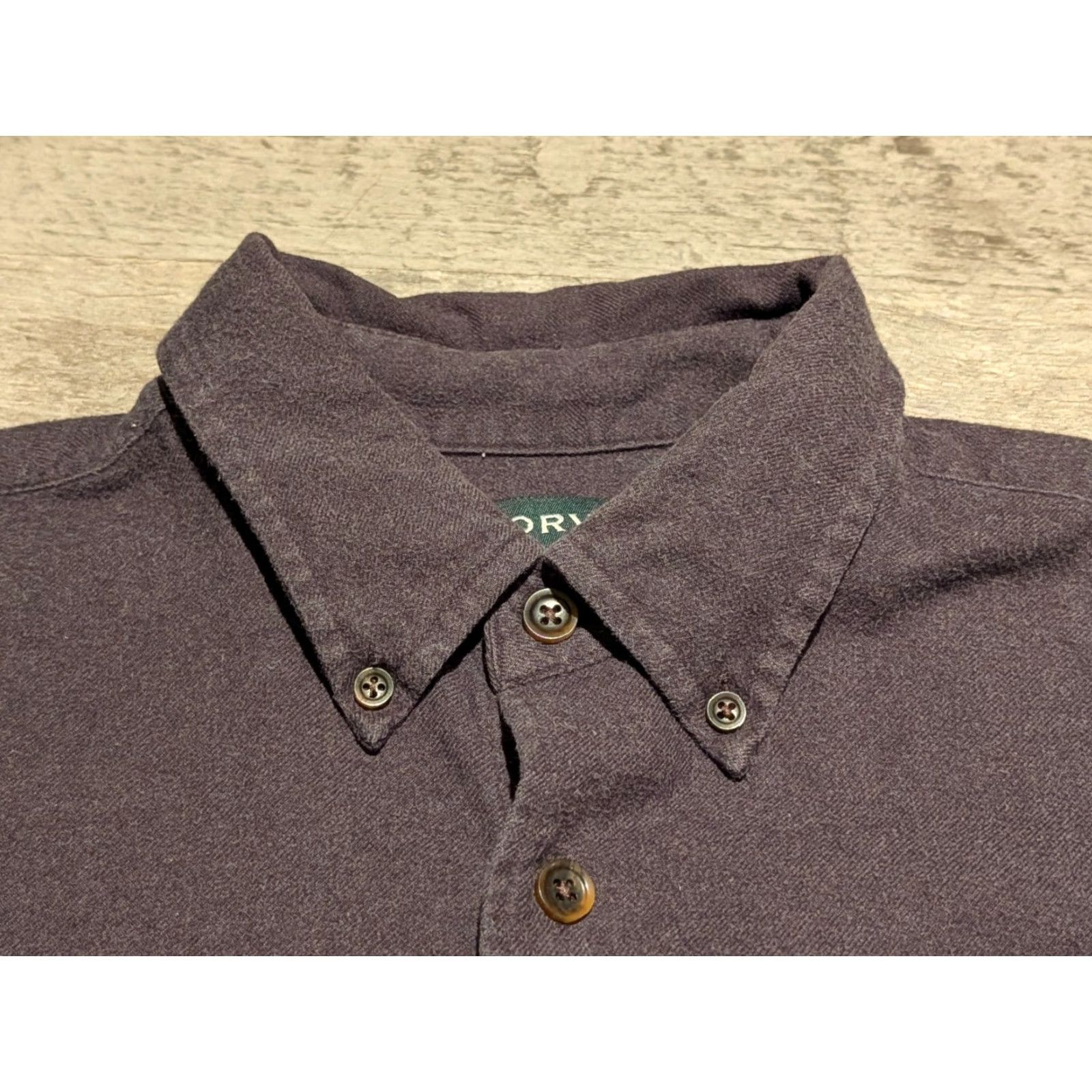 Orvis Orvis Luxury Flannel Shirt Mens Button-Down Chamois L/S Gray XL Cotton Button-Up Heavyweight Pockets Casual Travel Workwear Outdoor Classic Mens Size US XL / EU 56 / 4 - 5 Thumbnail