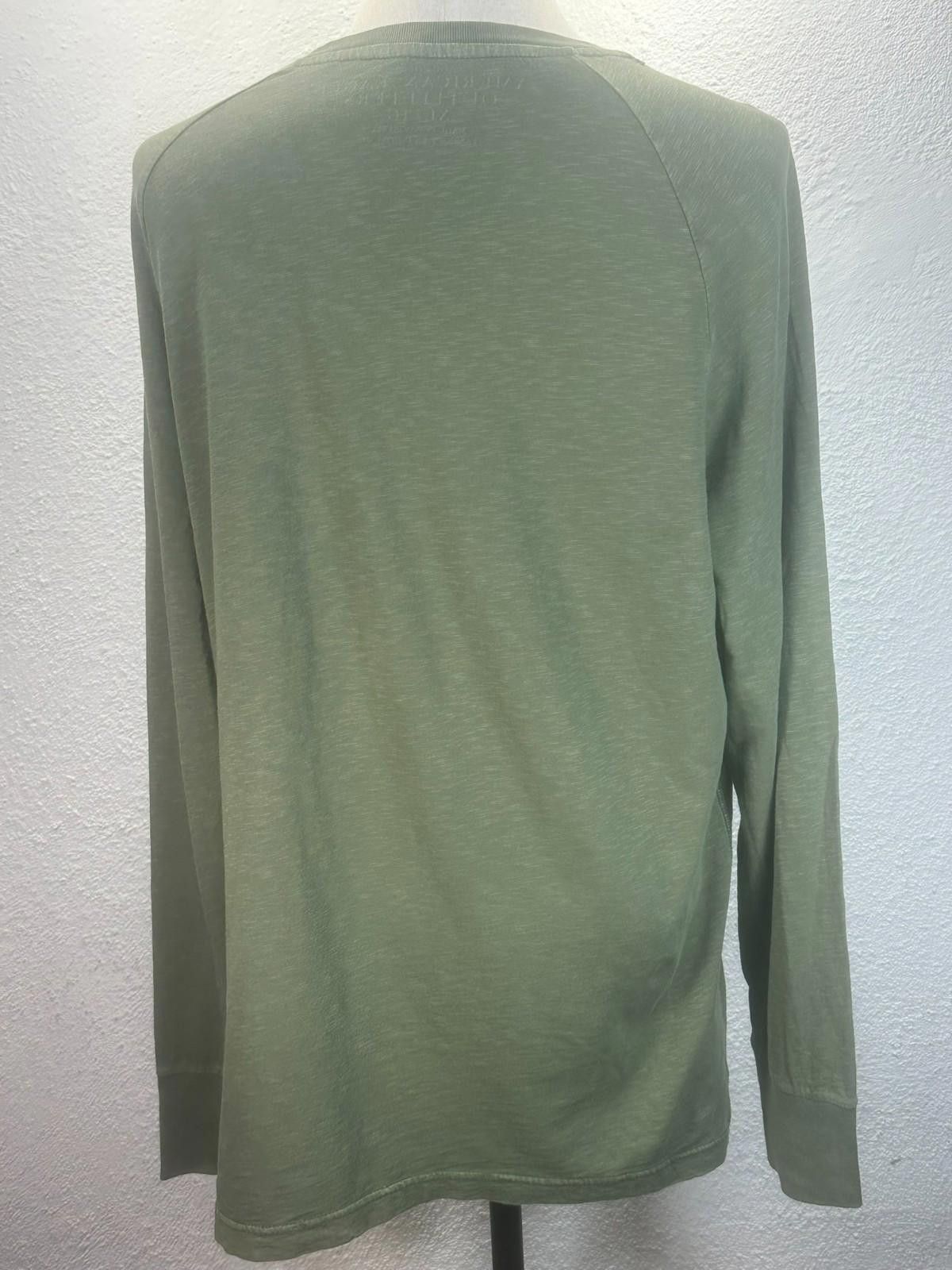 American Eagle Outfitters American Eagle Men XL Green Athletic Fit Embroidered T-Shirt Size US XL / EU 56 / 4 - 3 Thumbnail