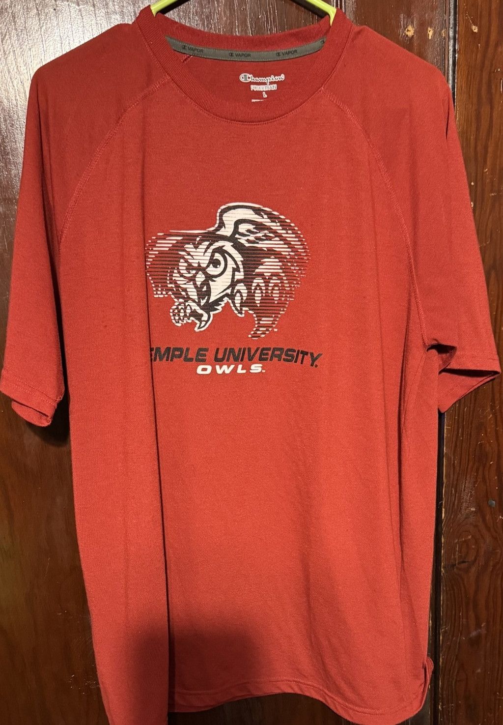 Champion Temple Owls Champion Tee Burgundy Men's Size L Size US L / EU 52-54 / 3 - 1 Thumbnail