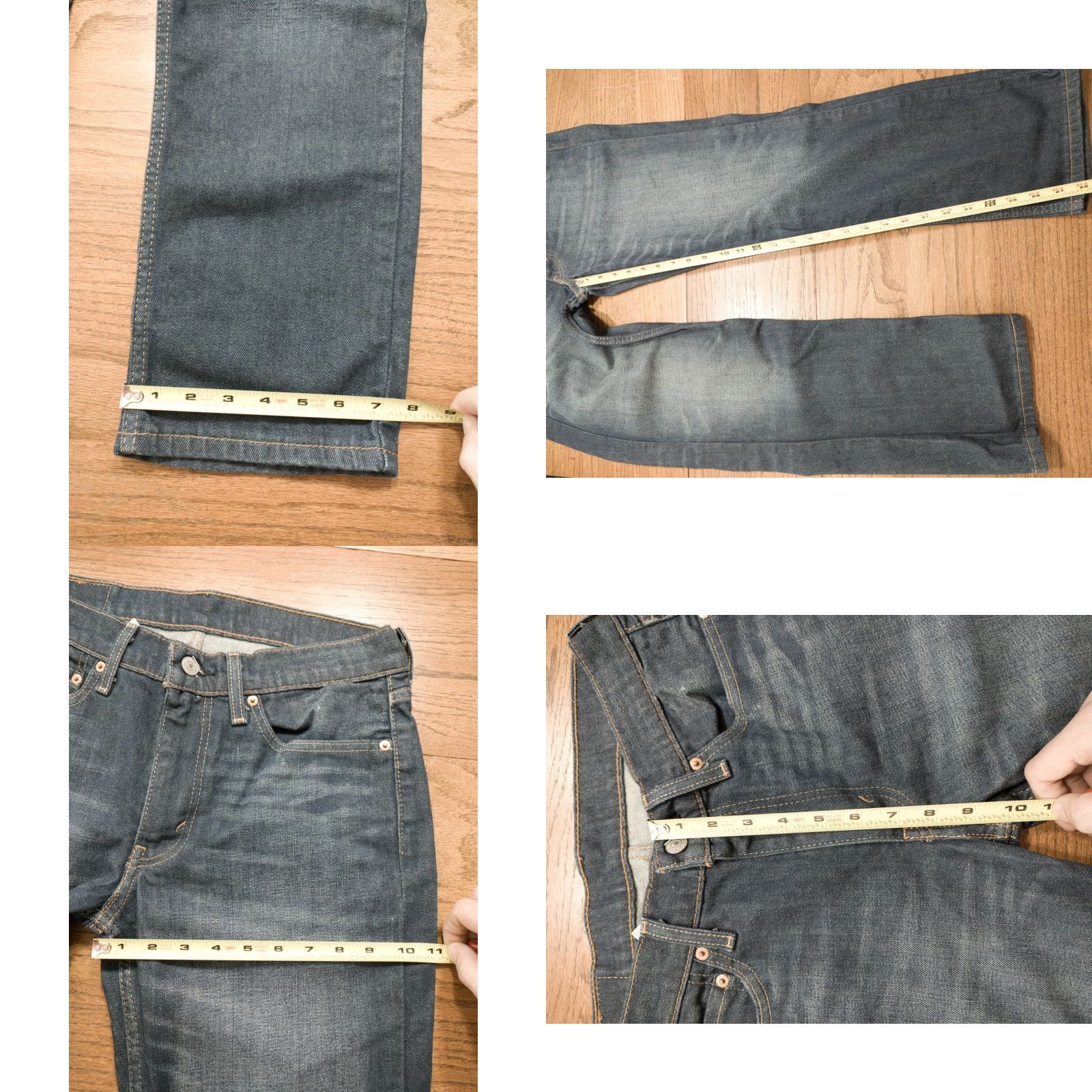 Levi's Levi's 514 Jeans Denim Blue Regular Slimming 30x28 Western Cowboy 80s 90s USA Mens Size US 30 / EU 46 - 8 Thumbnail