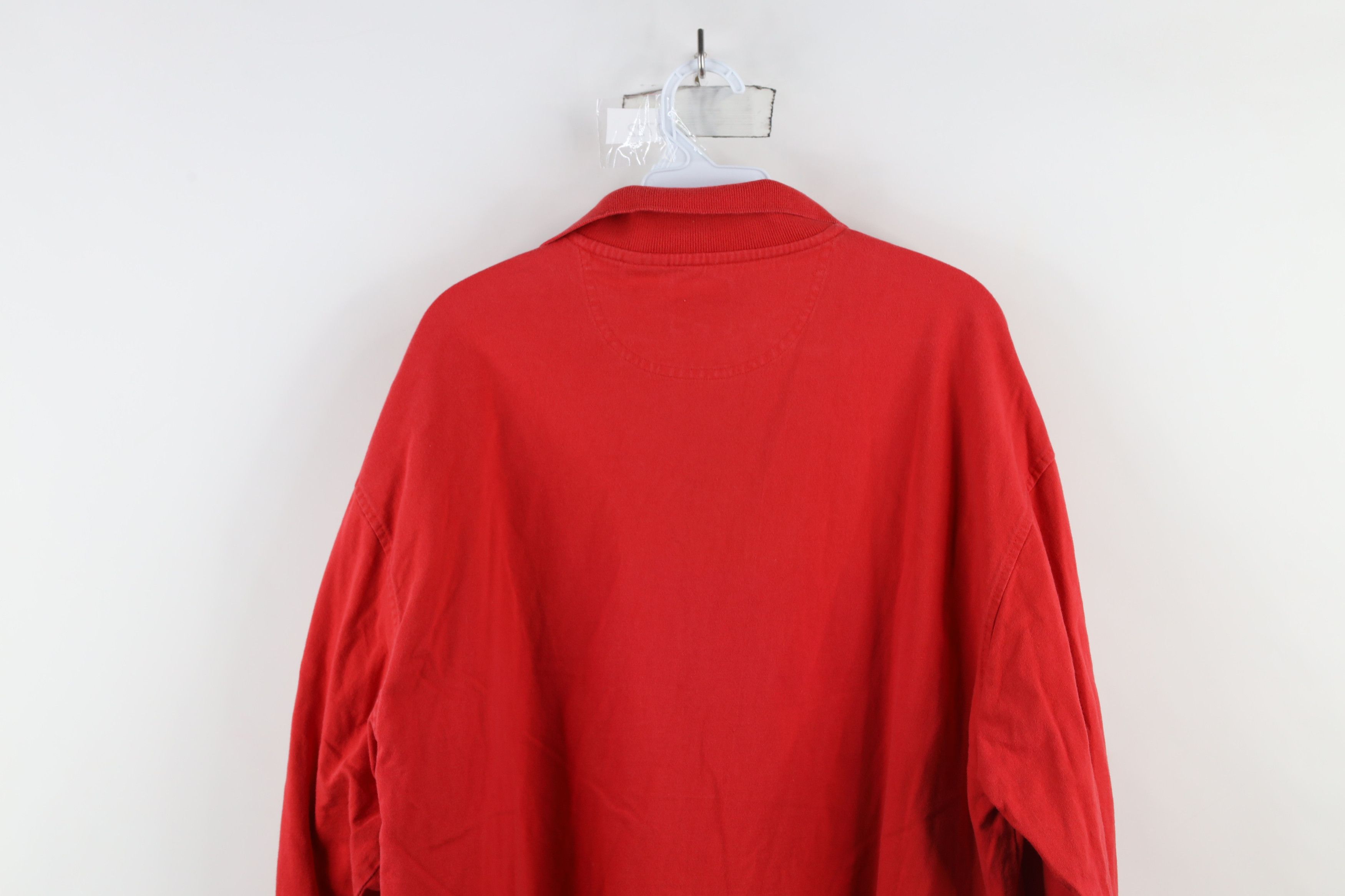 Vintage Vintage 90s Streetwear Spell USA Flag Long Sleeve Rugby Polo Size US L / EU 52-54 / 3 - 8 Thumbnail