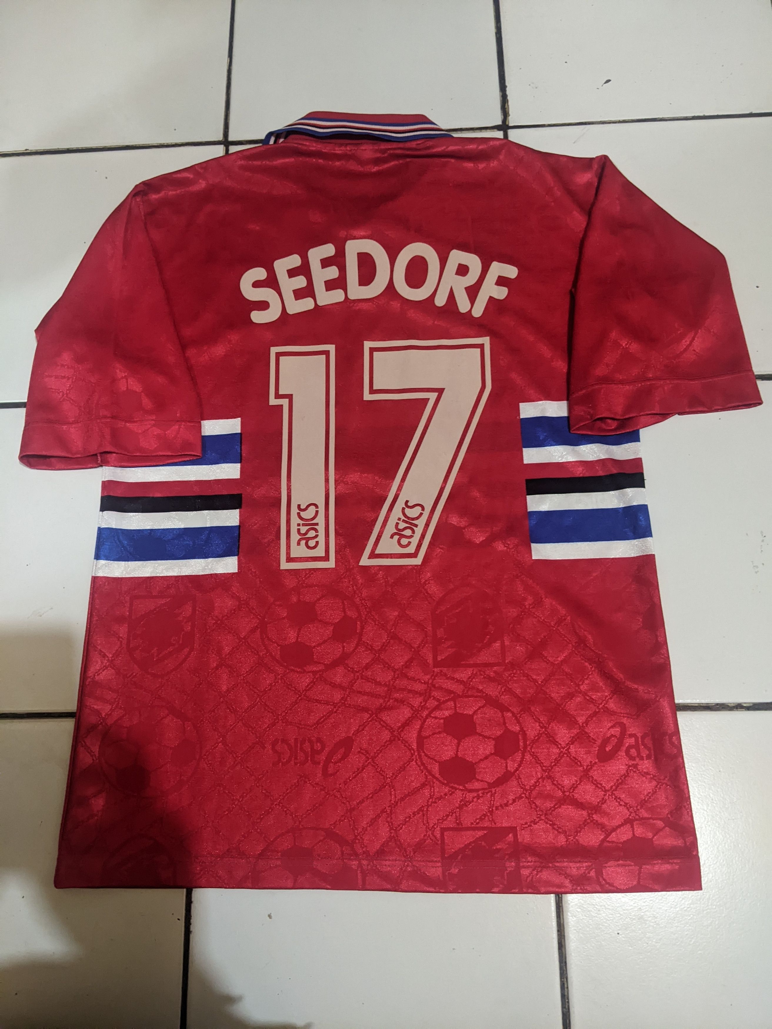 Asics Sampdoria 95-96 third Seedorf Jersey football shirt | Grailed
