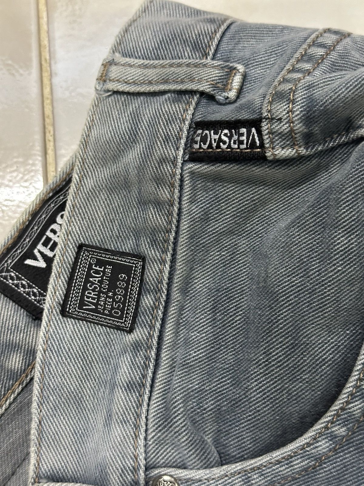 Versace Jeans Couture Versace Jeans Couture Silver Denim . Size US 28 / EU 44 - 9 Thumbnail