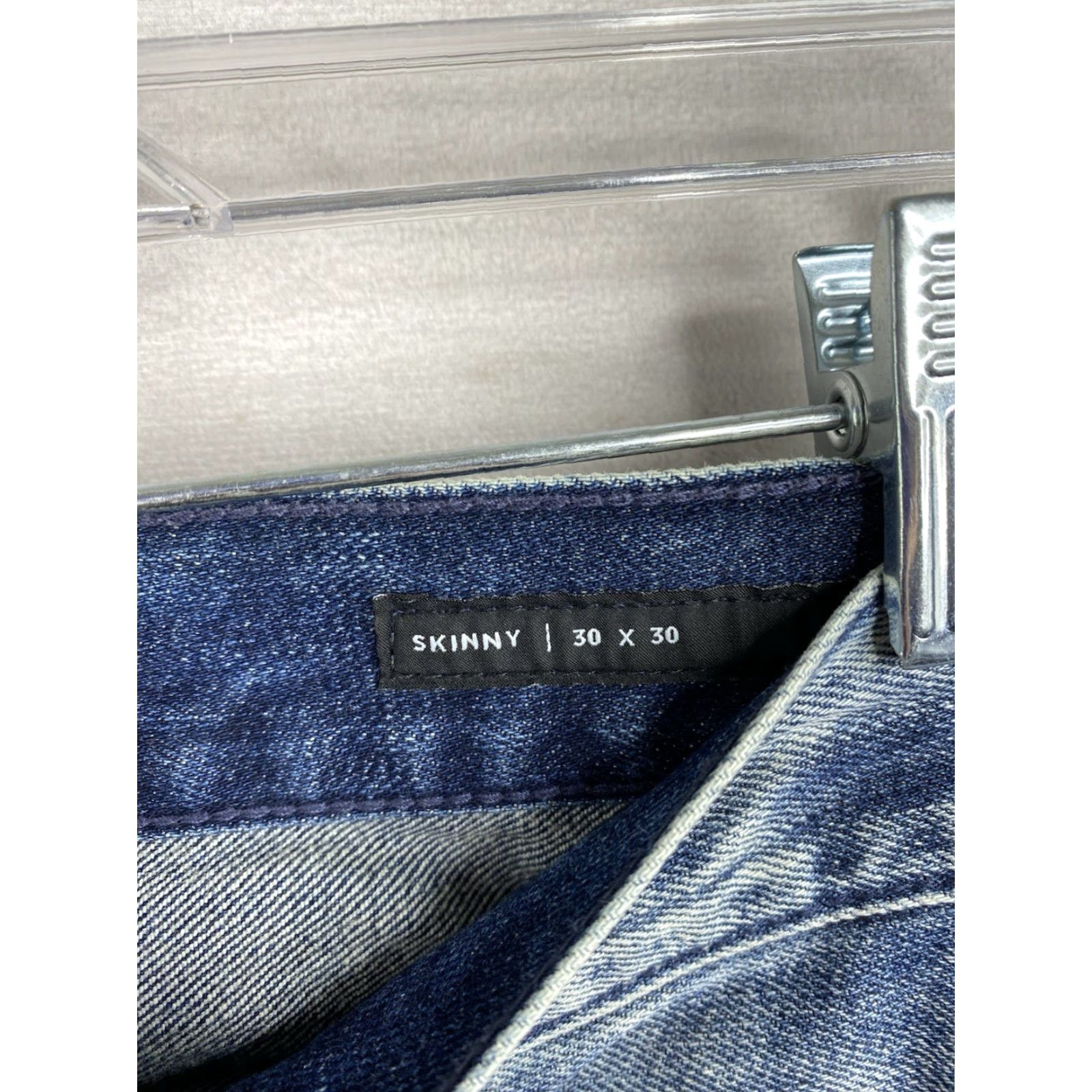 Pacsun Pacsun Jeans Mens 30x30 Skinny Stretch Denim Distressed Paint Holes Acid Wash Size US 30 / EU 46 - 4 Thumbnail