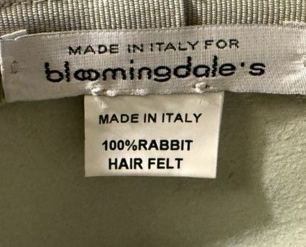 Bloomingdale's Bloomingdale’s Felt Grey Wide Boho Brimmed Fedora Hat Size ONE SIZE - 2 Thumbnail