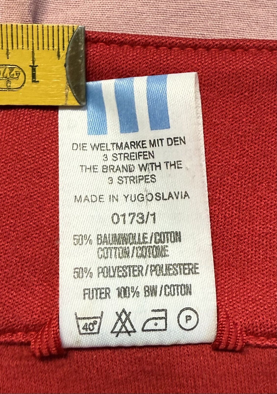 Adidas Vintage Adidas (Made in Yugoslavia) Tracksuit Jacket 1980's Size US M / EU 48-50 / 2 - 10 Thumbnail