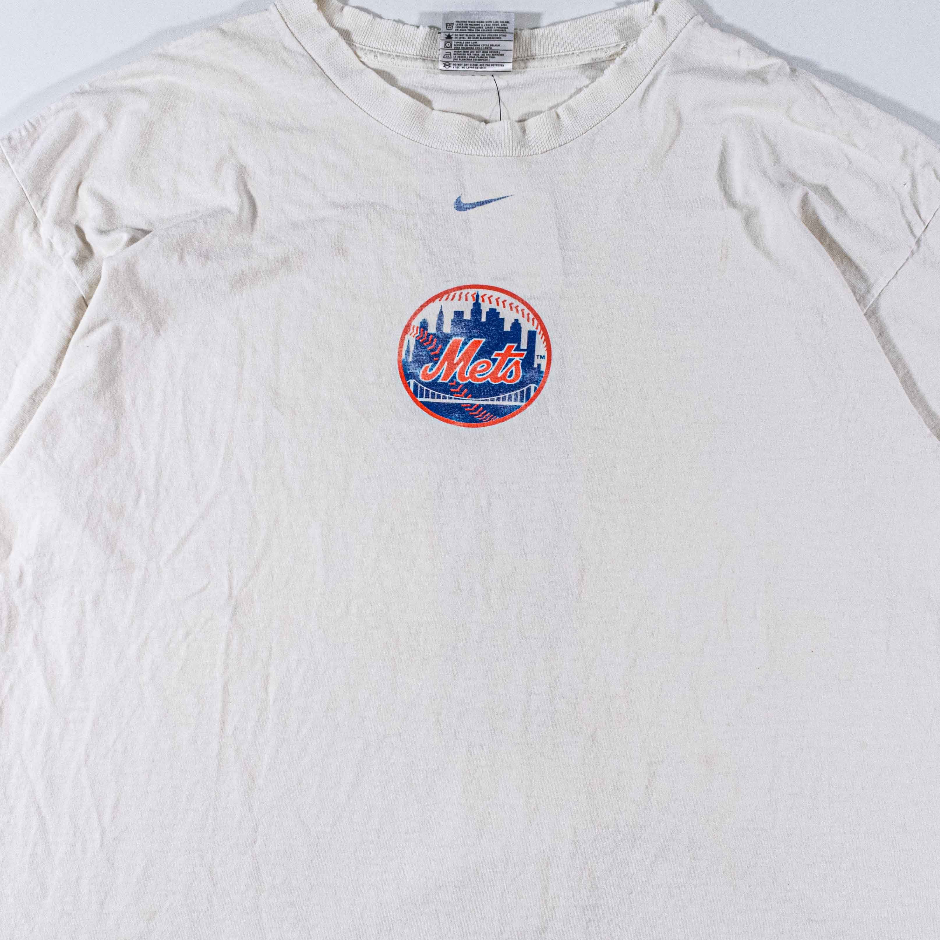 Nike Vintage New York Mets Nike Center Swoosh T-Shirt Y2K Logo Size US XL / EU 56 / 4 - 11 Thumbnail