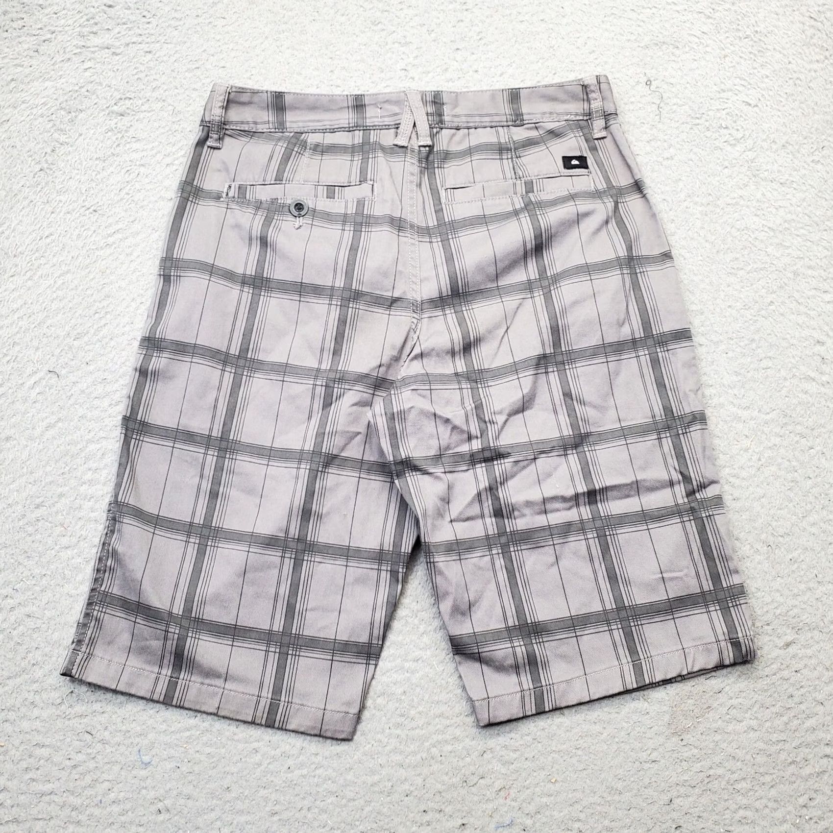 Quiksilver Quiksilver Mens Bermuda Shorts 30 Multi Plaid Flat Front Slash Pocket Mid Waist Mens Size 30 Multicolor Size US 30 / EU 46 - 2 Thumbnail