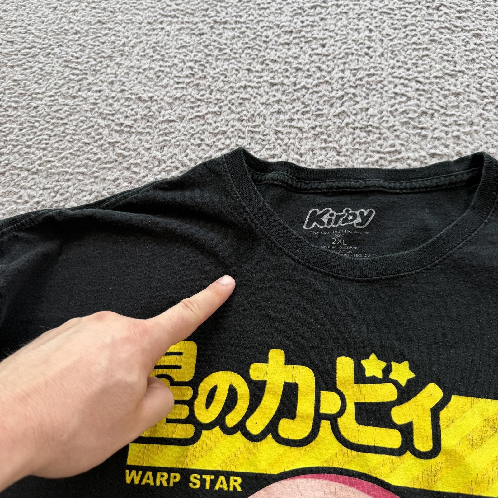 kiryuyrik Kirby Warp Star Graphic T Shirt Nintendo Japanese Anime 2XL Size US XXL / EU 58 / 5 - 5 Thumbnail