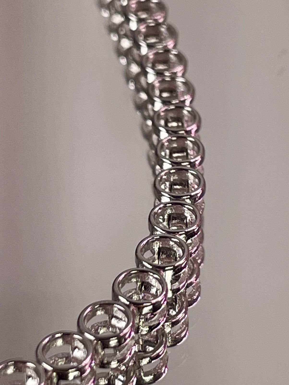 Other 14.25ct Tourmaline & White Topaz Silver Necklace Size ONE SIZE - 6 Thumbnail