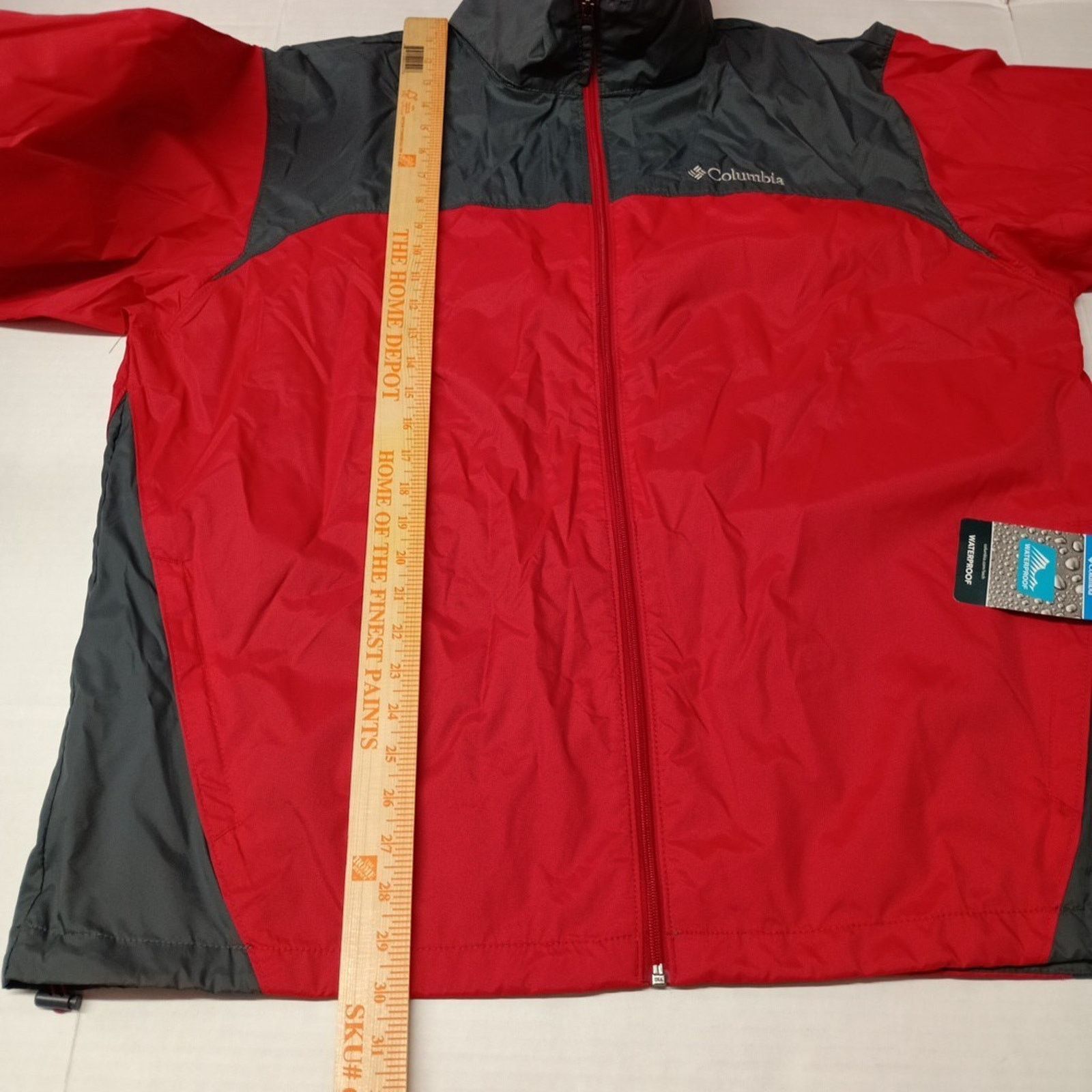 Columbia Columbia Jacket Men's XL Rain Waterproof Red WIndbreaker Size US XL / EU 56 / 4 - 8 Thumbnail