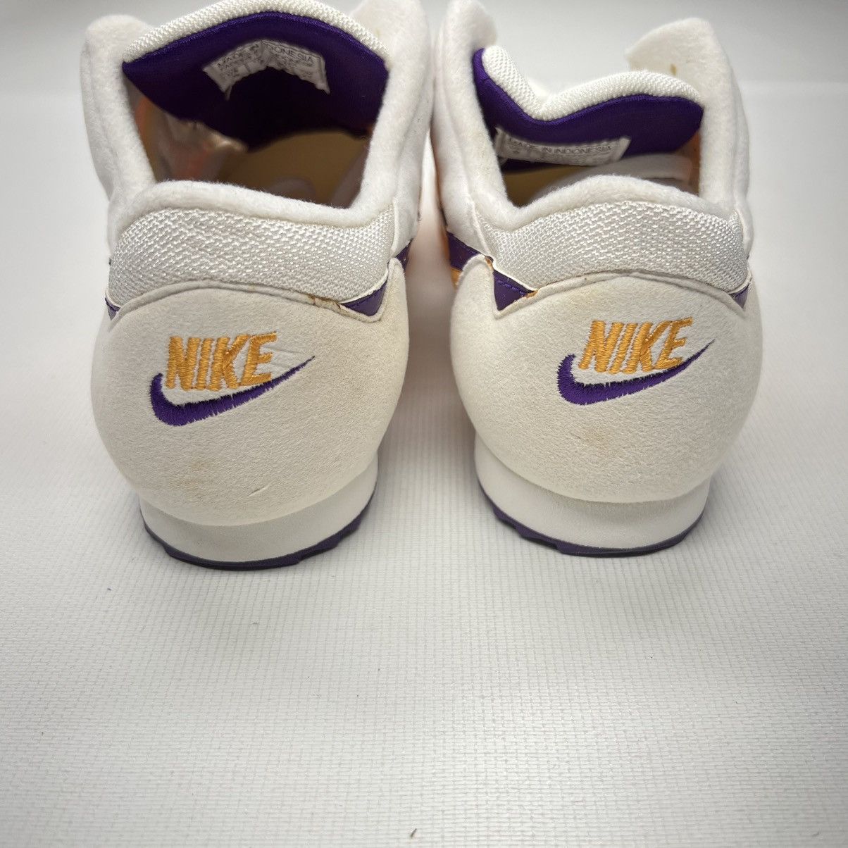 Nike × Vintage VTG New Nike Zoom Waffle White Purple Track Sneaker 941202 Size US 9 / EU 42 - 6 Thumbnail