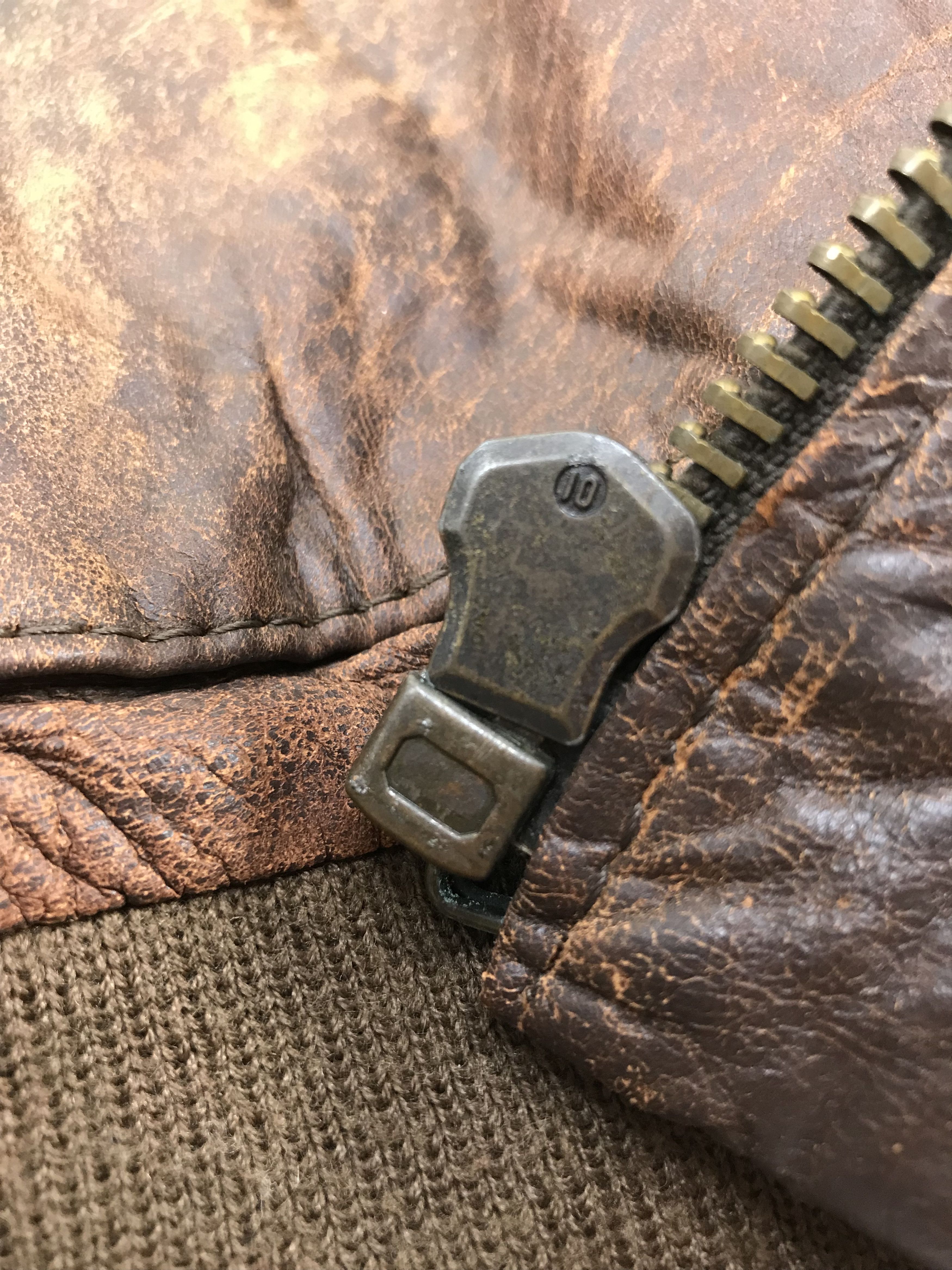 Avirex Vintage Avirex US Army Air Force Old Leather Flight Jacket Size US L / EU 52-54 / 3 - 15 Thumbnail