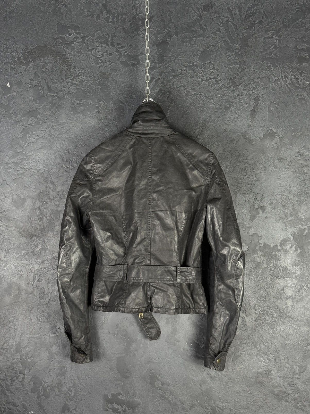 Belstaff Belstaff Sammy Miller Gold Label Women’s Wax Belted Jacket Size M / US 6-8 / IT 42-44 - 10 Thumbnail