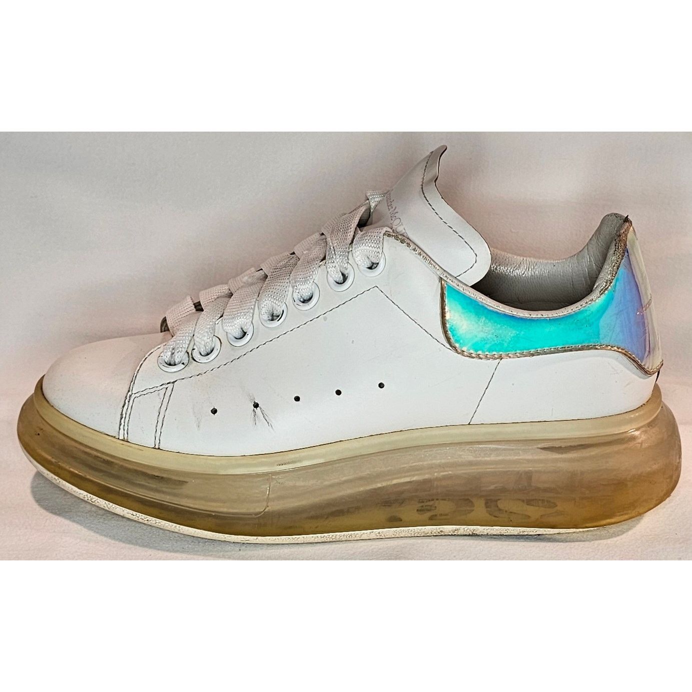 Alexander McQueen Alexander McQueen Oversized Sneaker “White Multi” Size US 6.5 / IT 36.5 - 1 Thumbnail