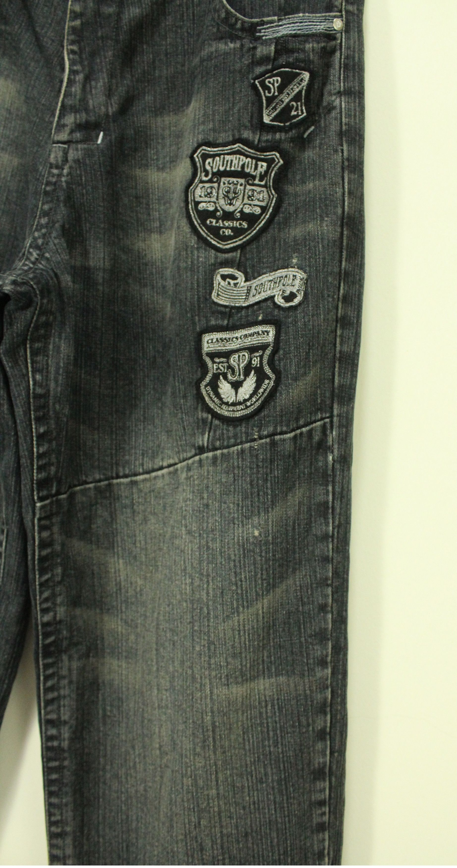 Southpole SOUTHPOLE Denim Patches Logo Baggy JNCO PNB STUSSY Size US 36 / EU 52 - 5 Thumbnail