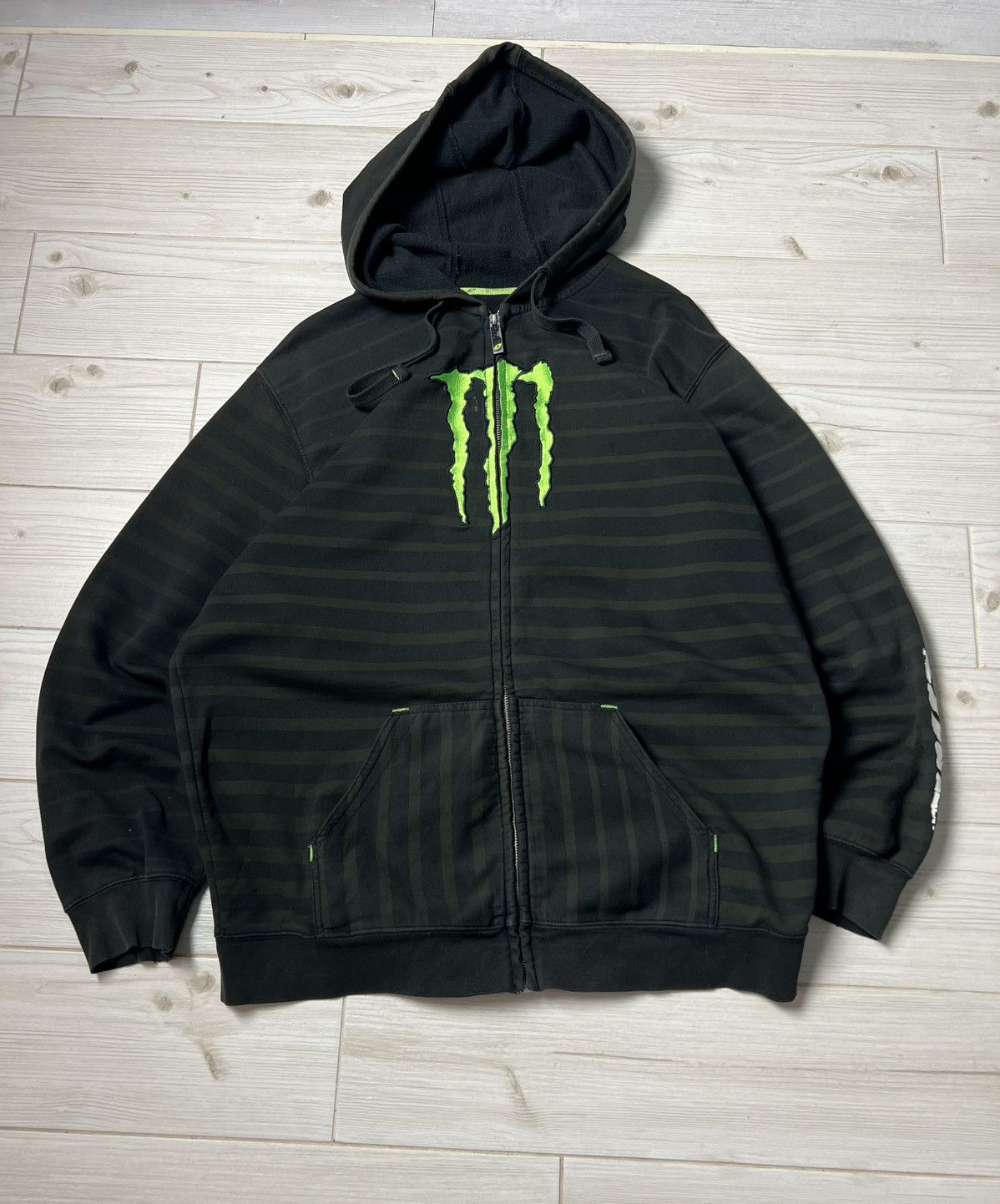 Other Vintage Y2K Monster Energy Zip Hoodie Size US XL / EU 56 / 4 - 2 Thumbnail