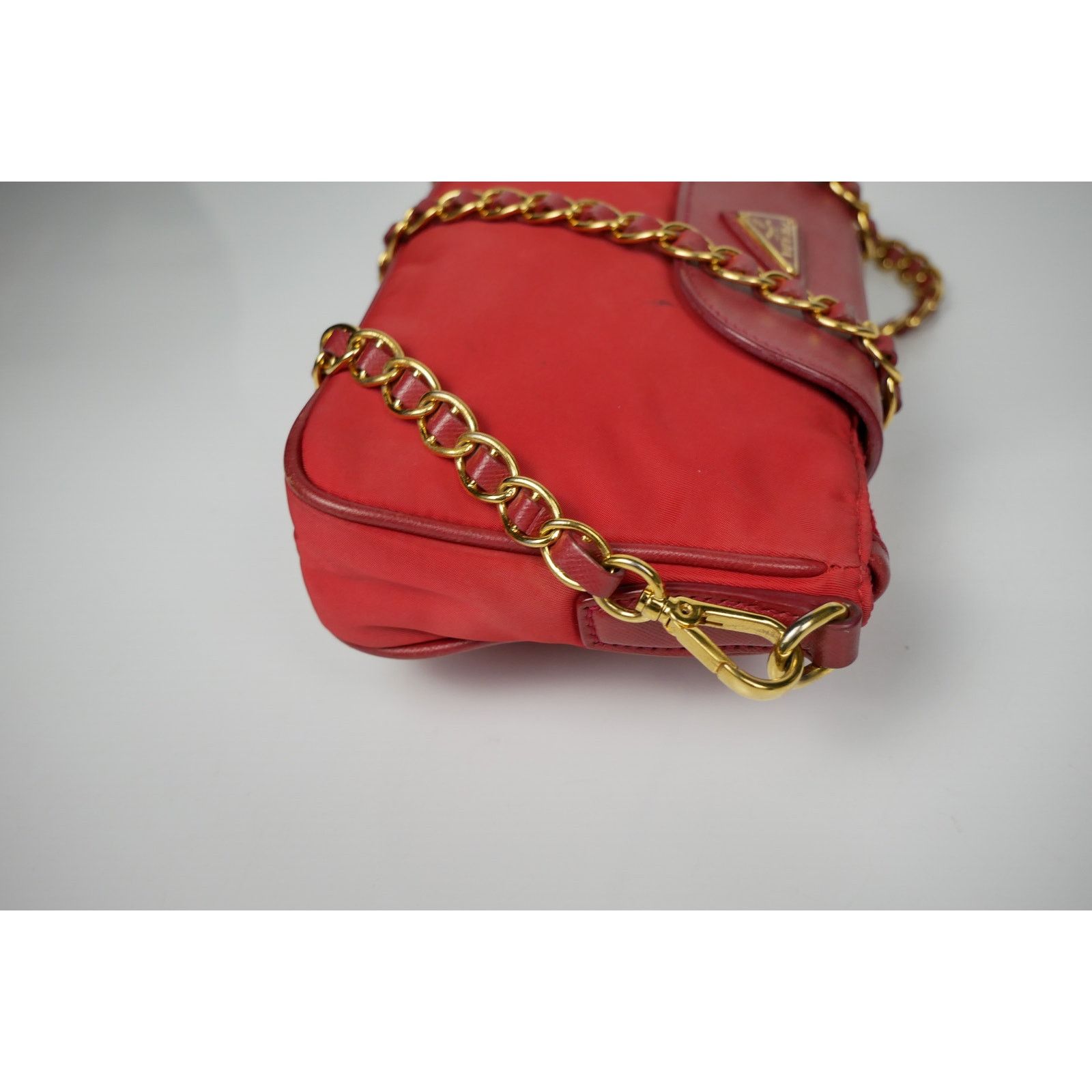 Prada Saffiano Nylon Chain Crossbody Bag Size ONE SIZE - 5 Thumbnail