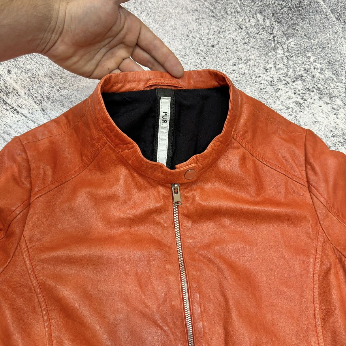 Designer Mauritius Womens Leather Jacket UK18 I48 XL Size XL / US 12-14 / IT 48-50 - 14 Thumbnail