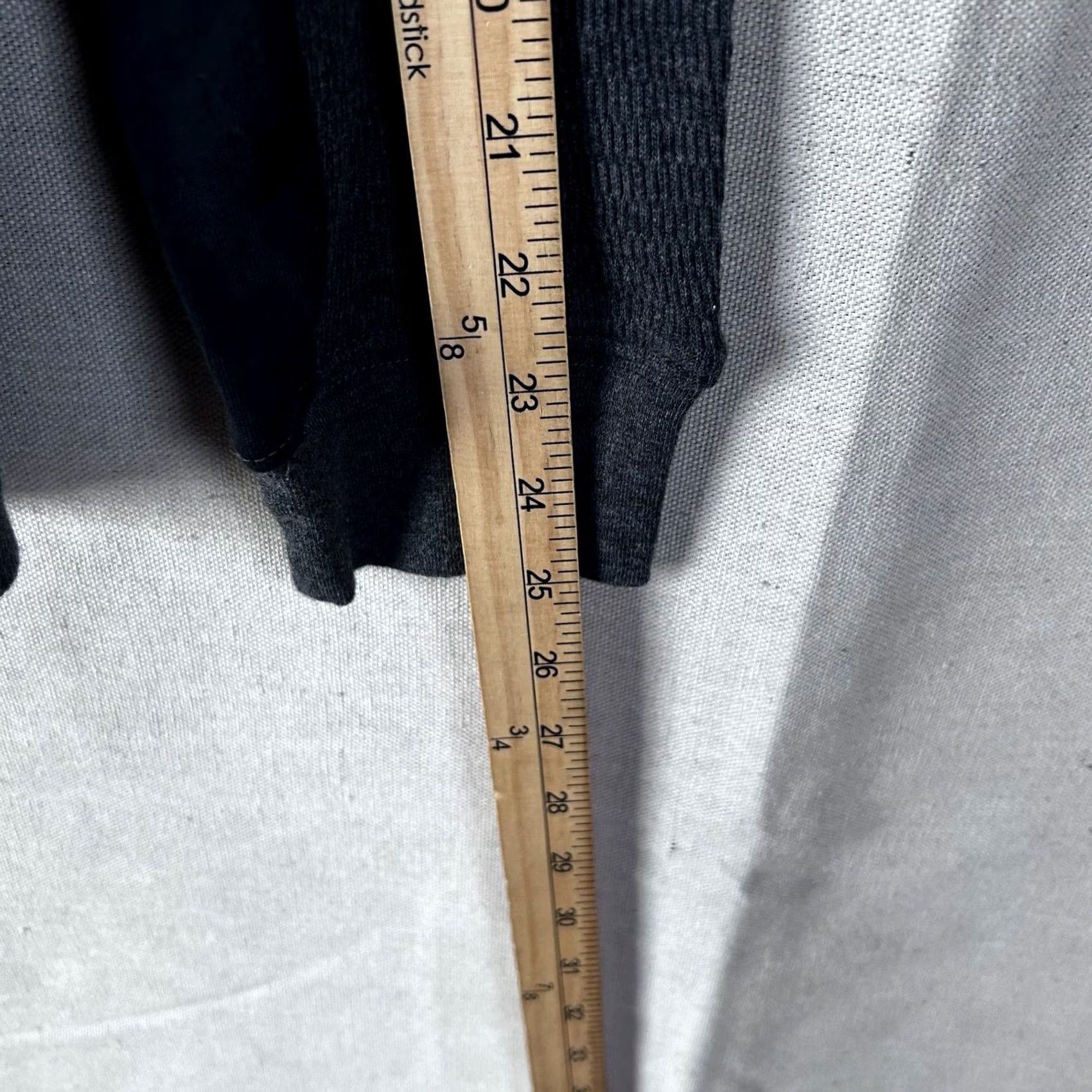 Harley Davidson Harley-Davidson Mens Small Charcoal Gray Waffle Knit Long Sleeve Thermal Shirt Size US S / EU 44-46 / 1 - 6 Thumbnail
