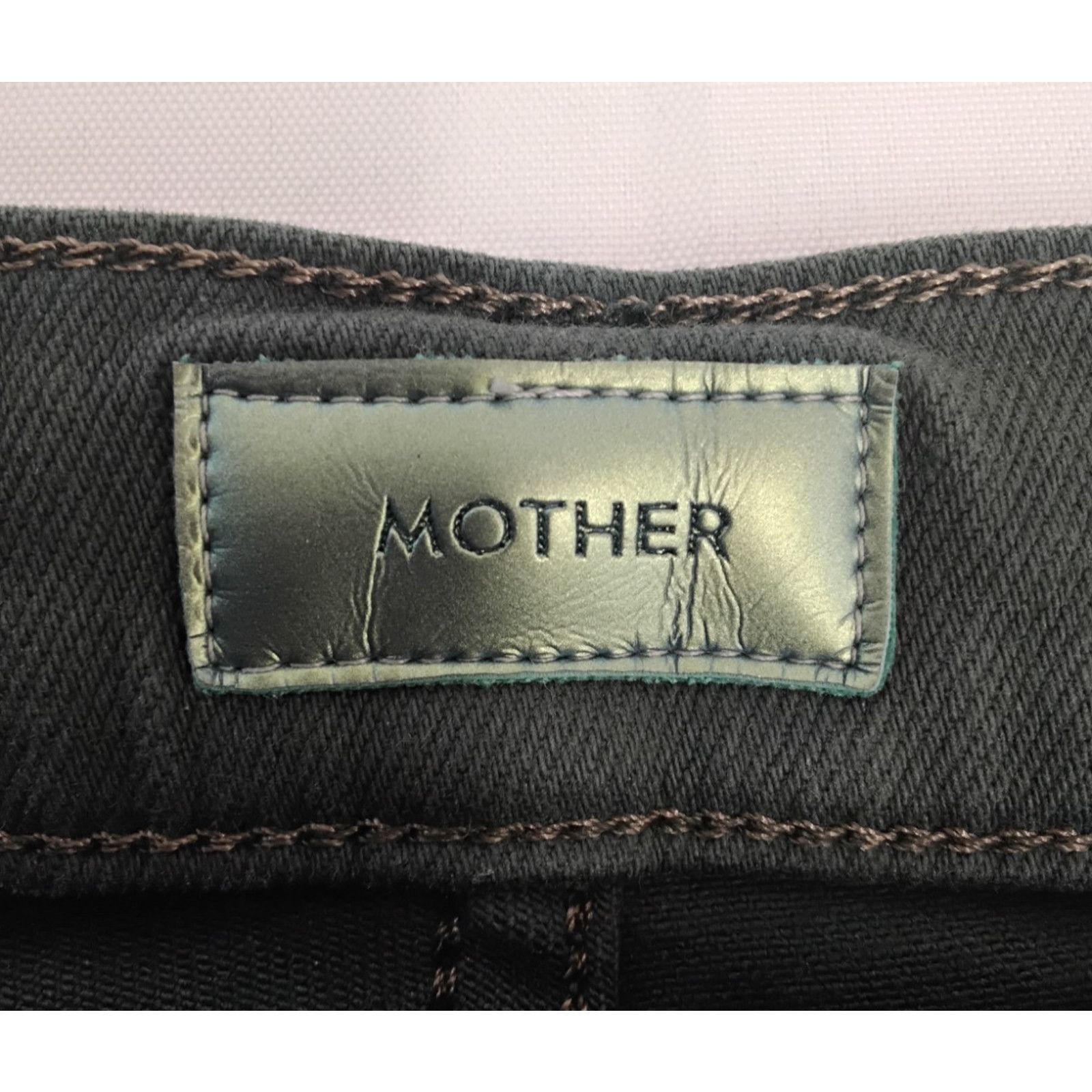 MOTHER Mother The Hustler Ankle Fray Women's 27" Green Distressed Size 27" / US 4 / IT 40 - 5 Thumbnail