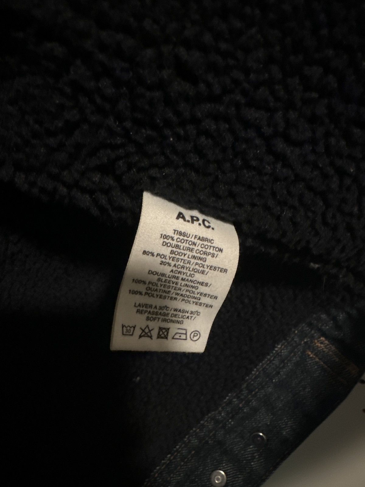 A.P.C. A.P.C. Denim Jacket Size US XL / EU 56 / 4 - 5 Thumbnail
