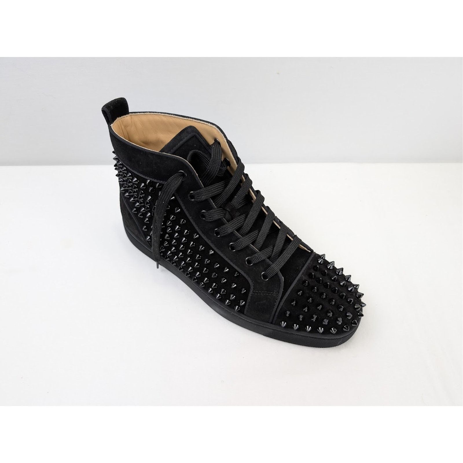 Christian Louboutin o1rshd1 Louis Orlato Flat Sneakers in Black Size US 12 / EU 45 - 2 Thumbnail
