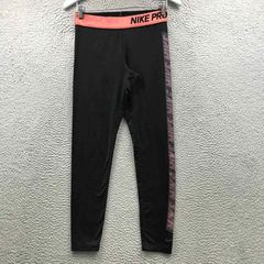 Nike Nike Leggings Women's Small S Mid Rise Graphic Swoosh Black