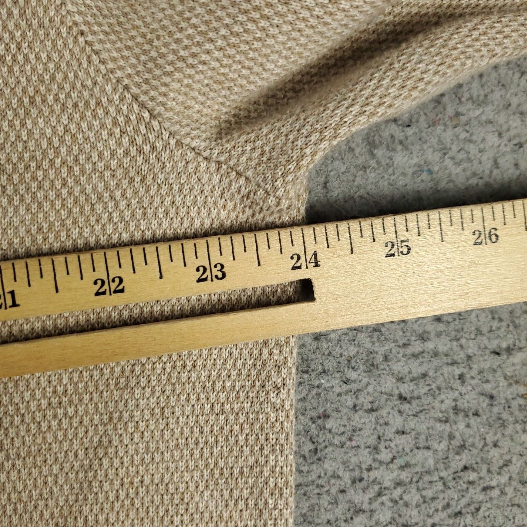 Brooks Brothers Brooks Brothers Mens Extra Large XL Cotton V Neck Beige Pullover Sweater Size US XL / EU 56 / 4 - 6 Thumbnail
