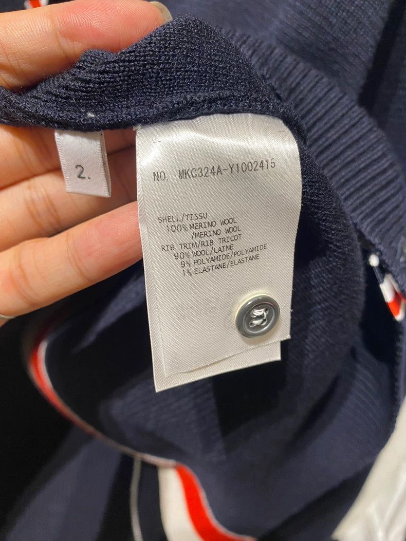 Thom Browne Thom Browne Knitted cardigan jacket Size US M / EU 48-50 / 2 - 3 Thumbnail