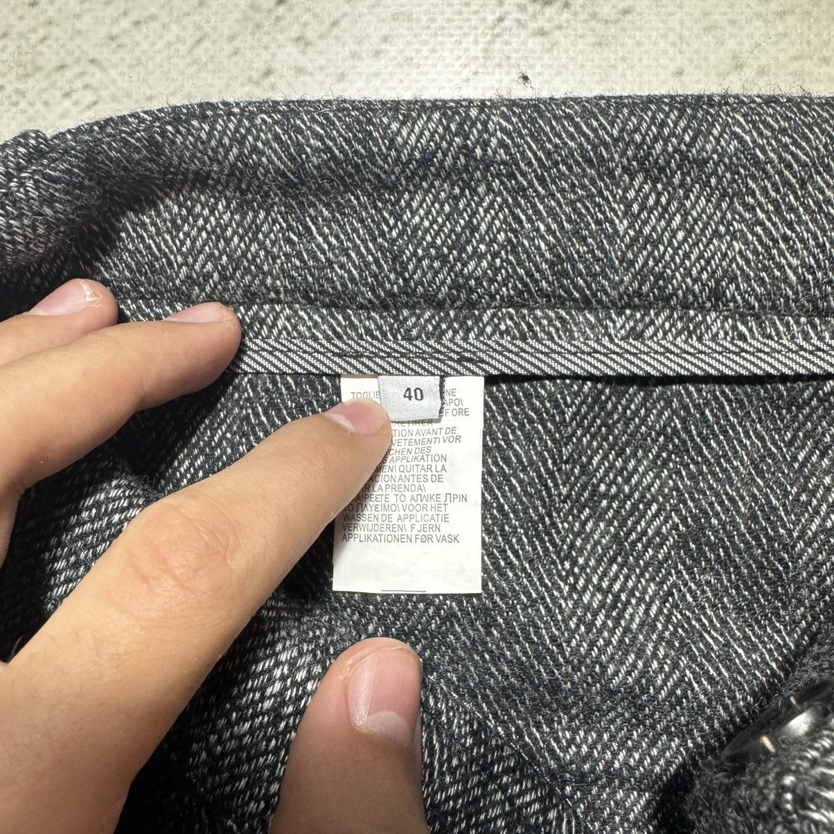Brunello Cucinelli brunello cucinelli wool pants with signature silver inset Size 27" / US 4 / IT 40 - 8 Thumbnail
