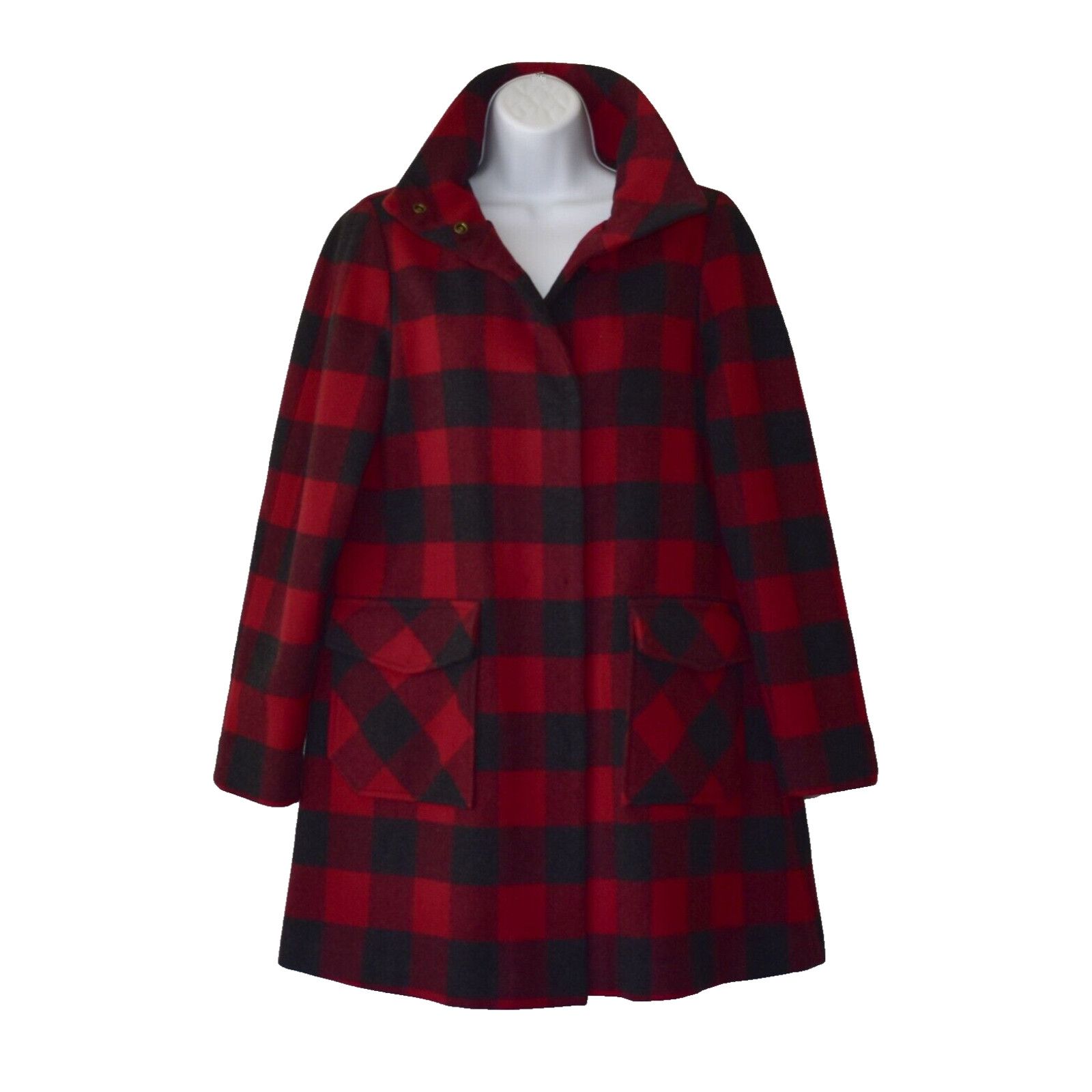 Woolrich Woolen Mills NWT WOOLRICH Buffalo Plaid Wool Parka Coat Jacket Size XS Size XS / US 0-2 / IT 36-38 - 2 Thumbnail