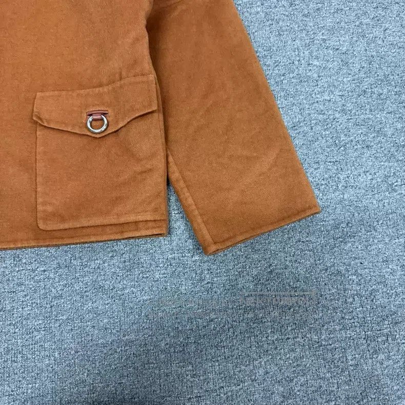 Hermes Hermes Caramel Short Cashmere Crewneck Jacket Size XS / US 0-2 / IT 36-38 - 5 Thumbnail