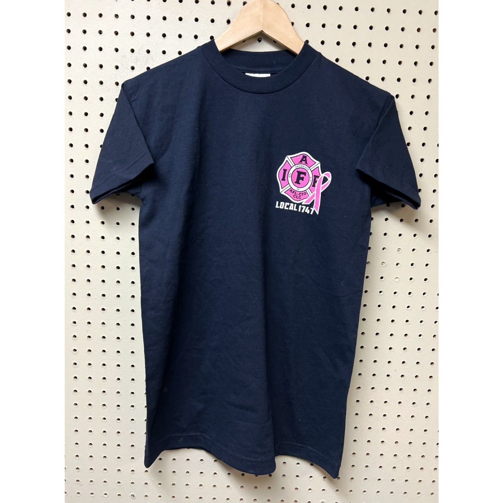 Vintage Small Puget Sound Fire T-shirt Local 1747 Fire Department Short Sleeve USA Made Unisex Adults S Blue Cotton Crew Neck Mens Womens Boys Girls Size US S / EU 44-46 / 1 - 2 Thumbnail