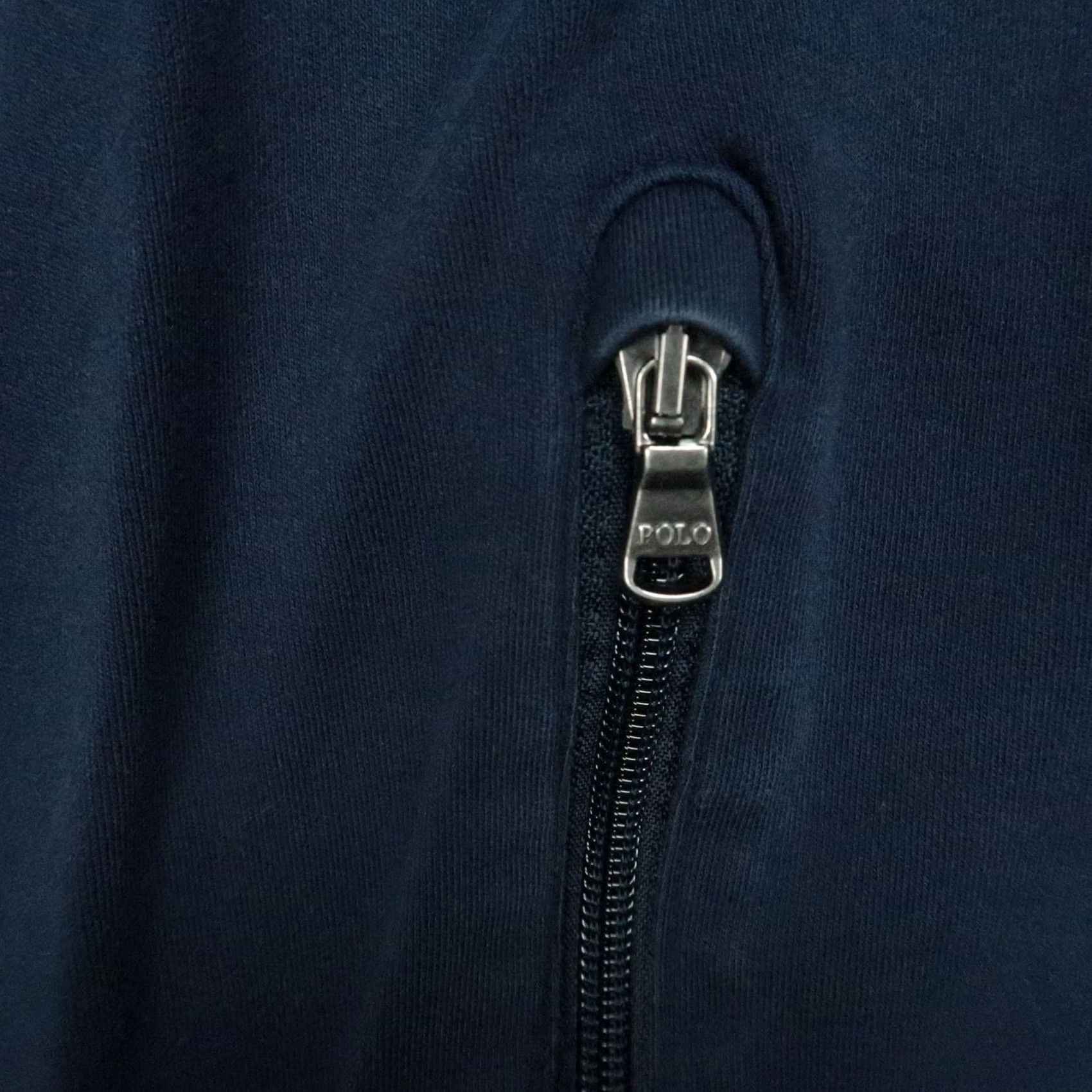 Polo Ralph Lauren Polo Ralph Lauren Jacket Mens XL Blue White Full Zip Pockets Bomber Sweat Stadium Casual Workwear Size US XL / EU 56 / 4 - 4 Thumbnail